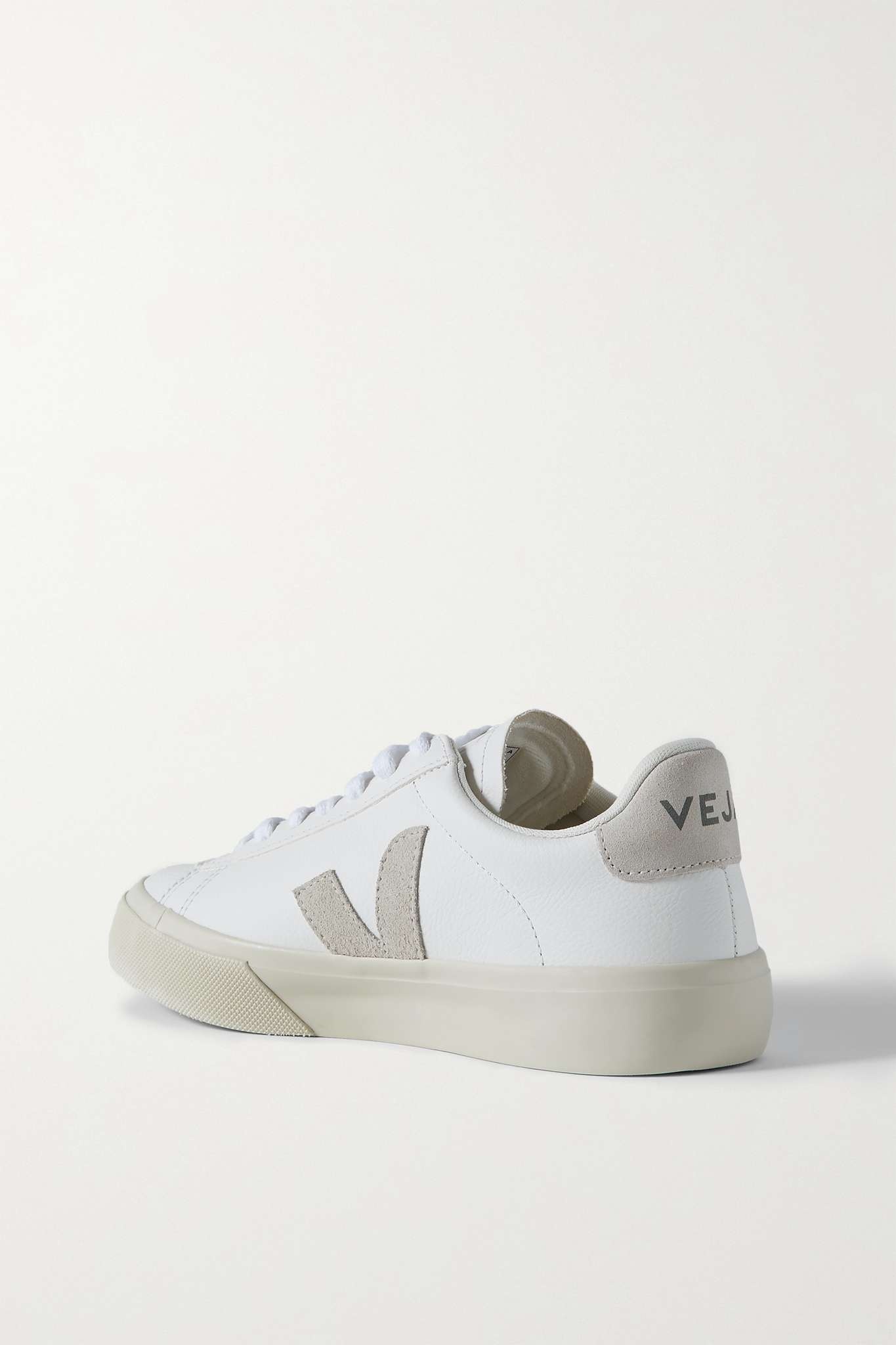 Campo suede-trimmed leather sneakers - 3