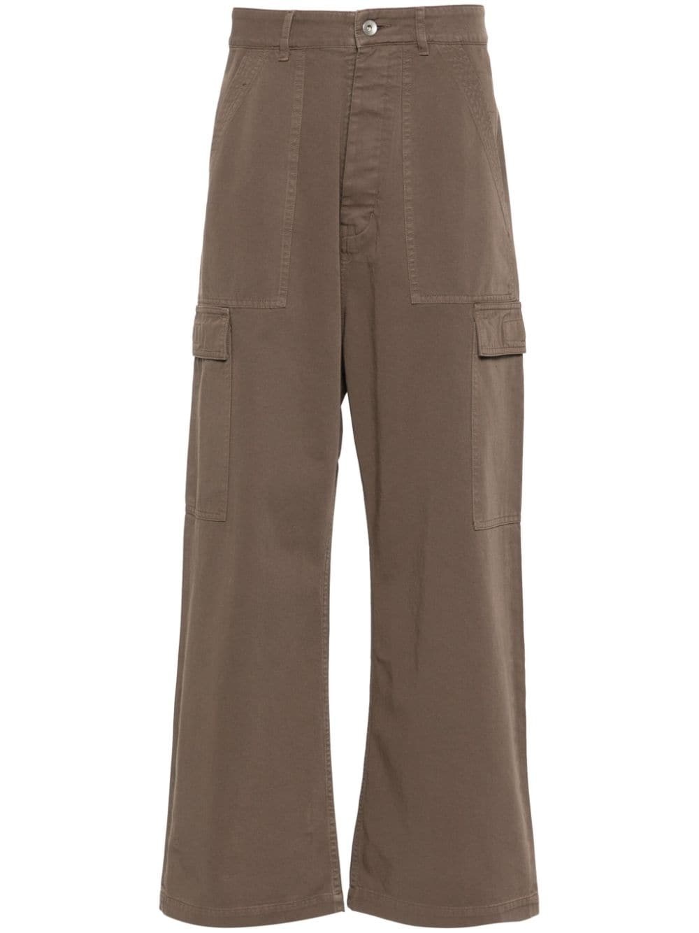 organic cotton cargo pants - 1
