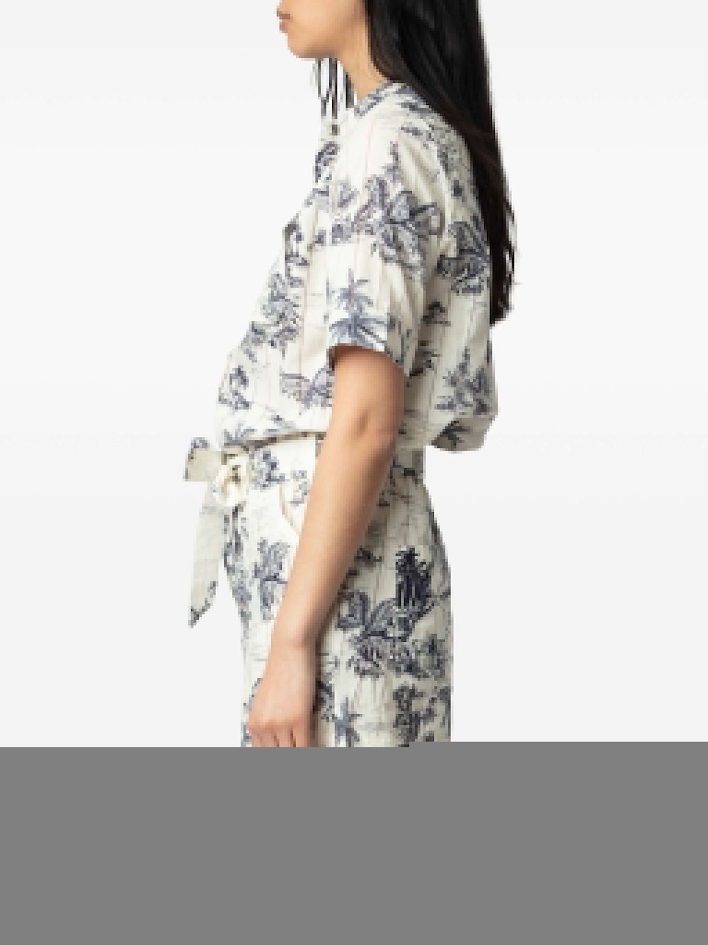 Tropical Island-print playsuit - 5