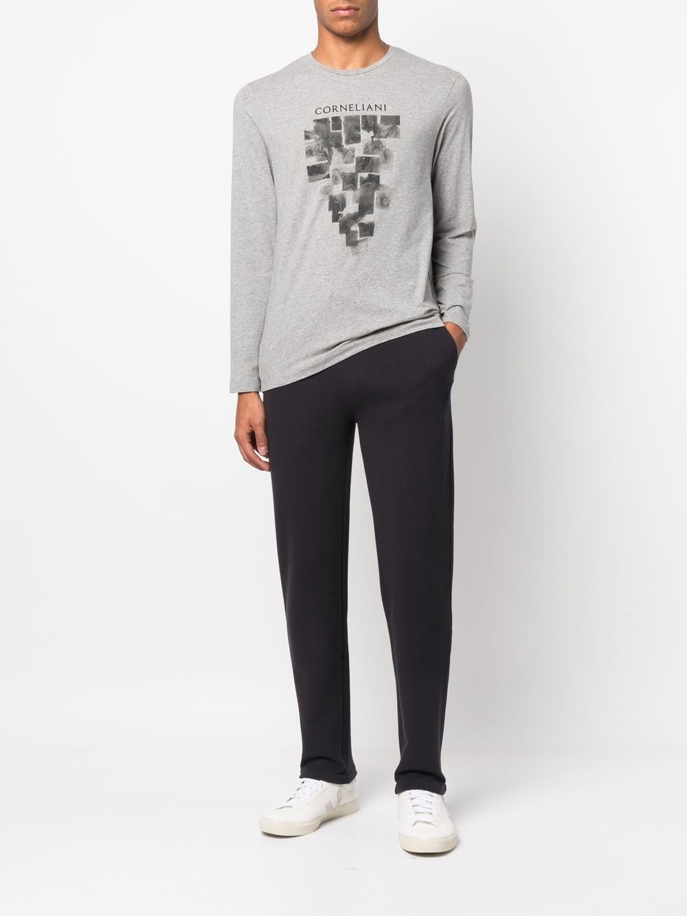 drawstring slim-cut trousers - 2