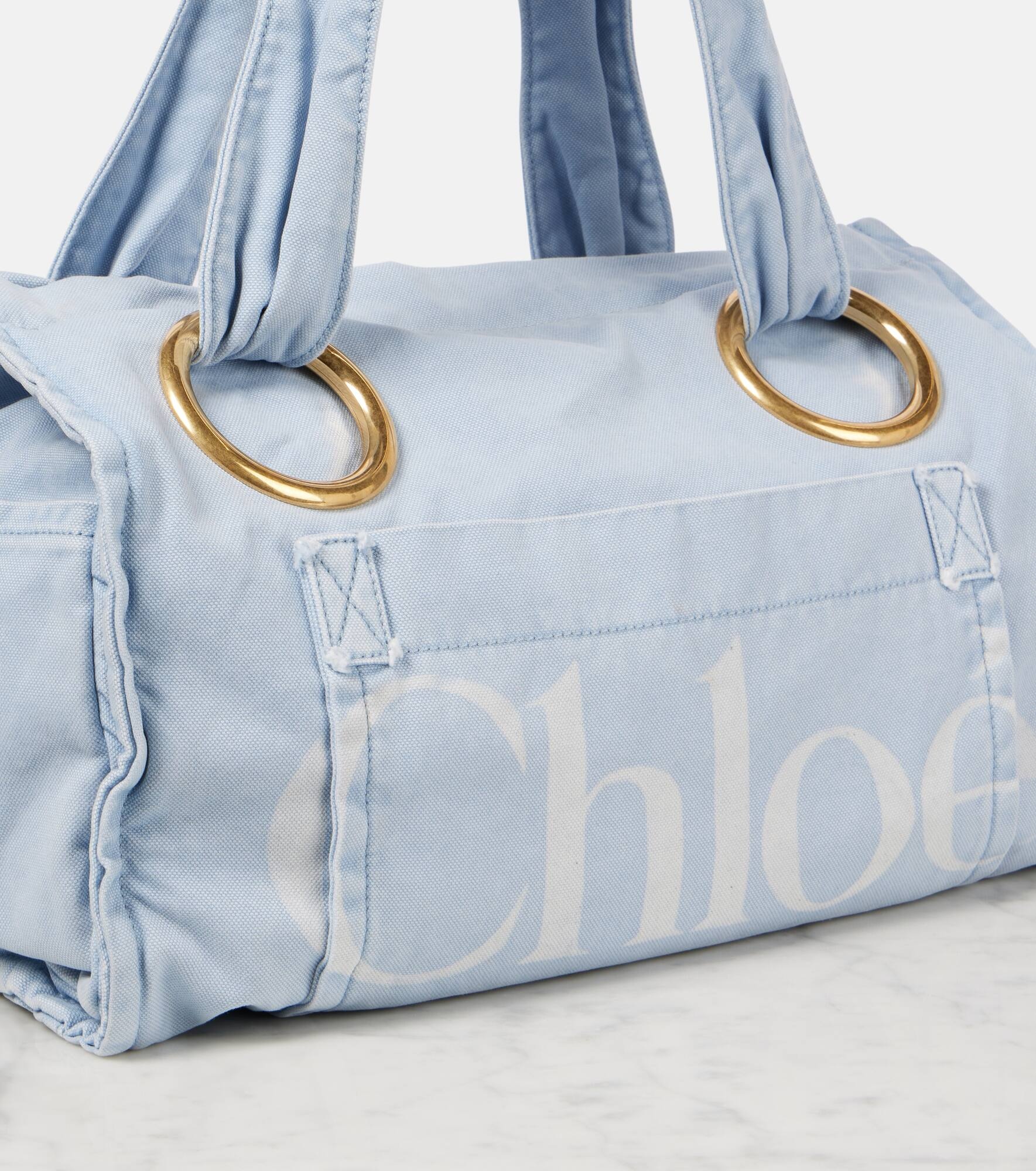 Chloé Plage logo tote bag - 6