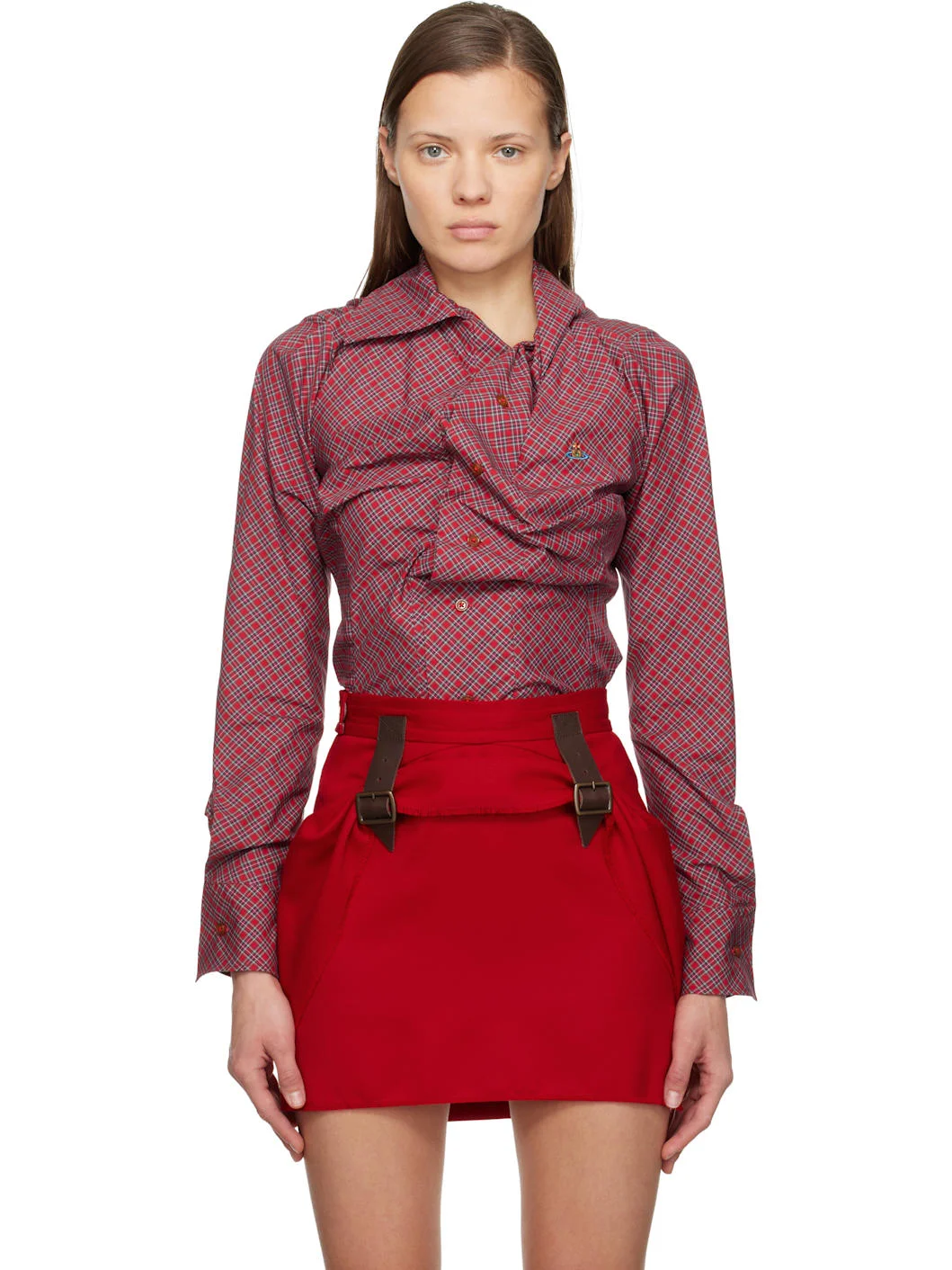 Red Drunken Shirt - 1