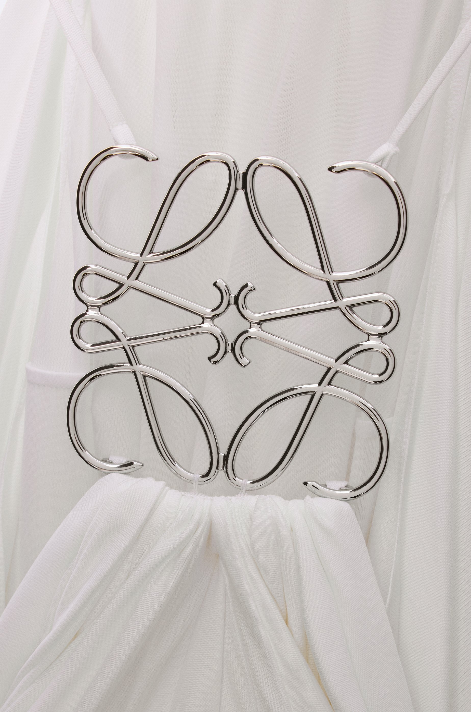 Draped dress in silk - 3