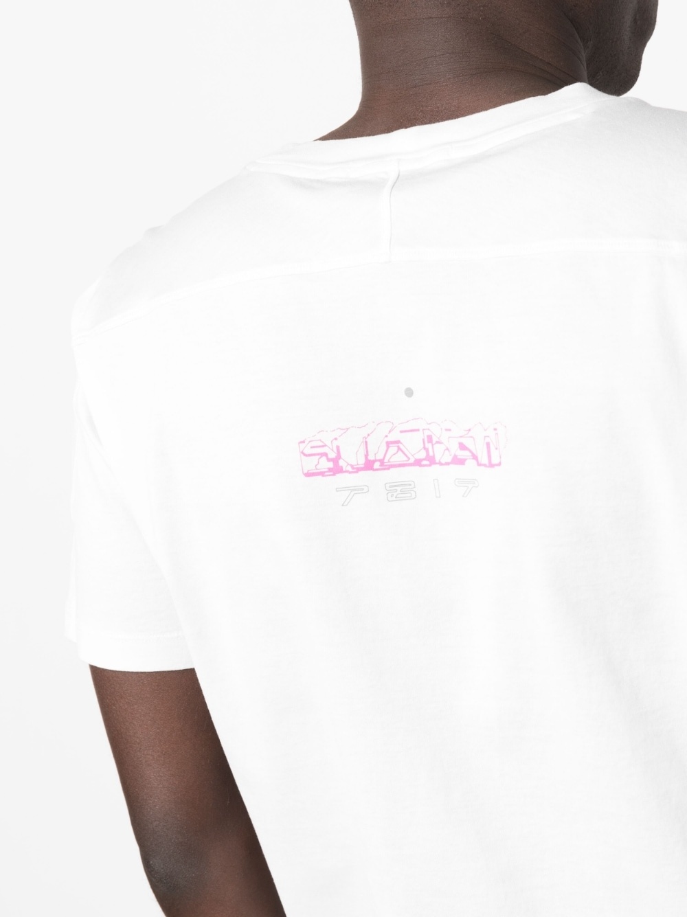 plain cotton T-shirt - 5