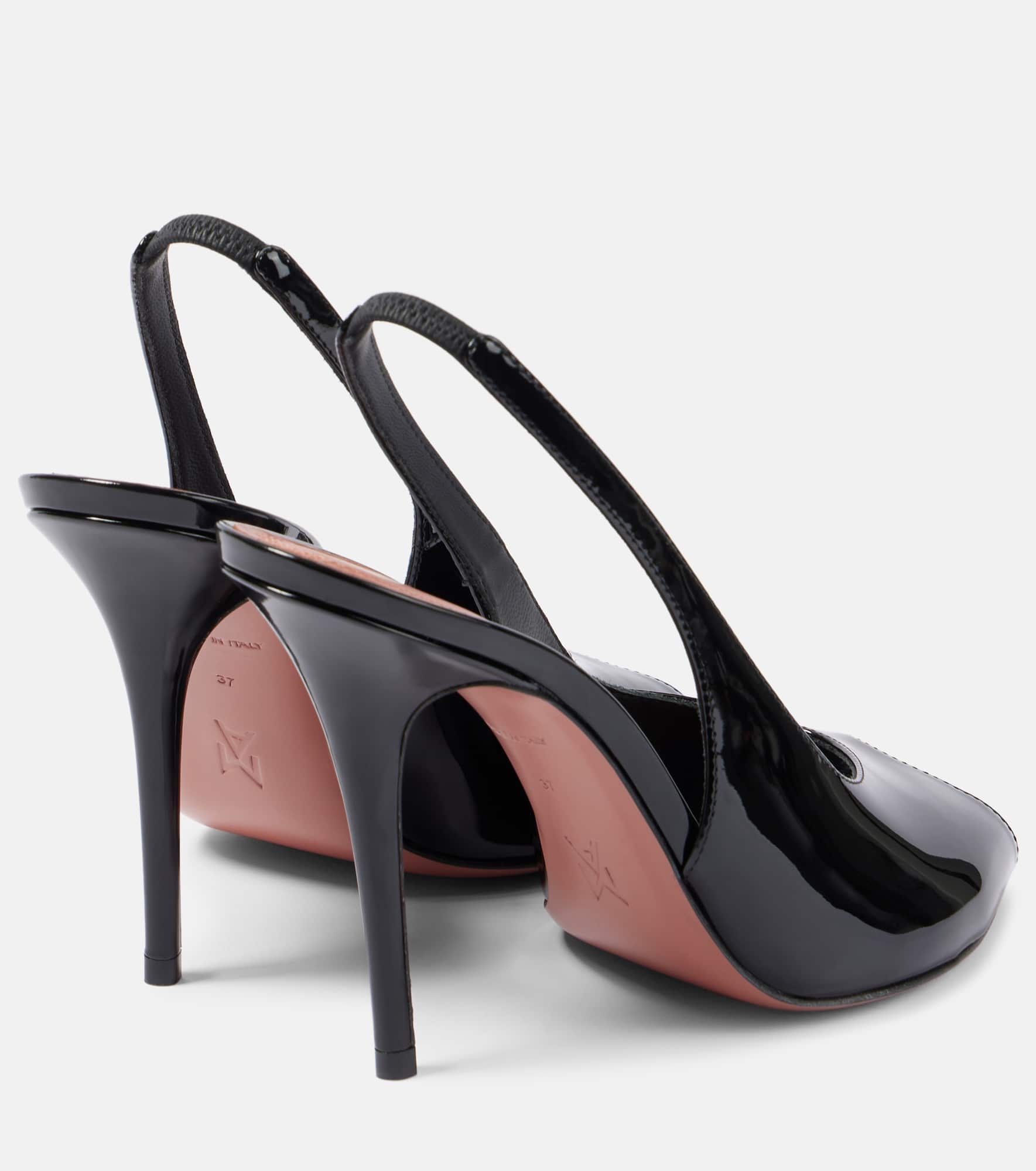 Kristina 105 patent leather peep-toe pumps - 2