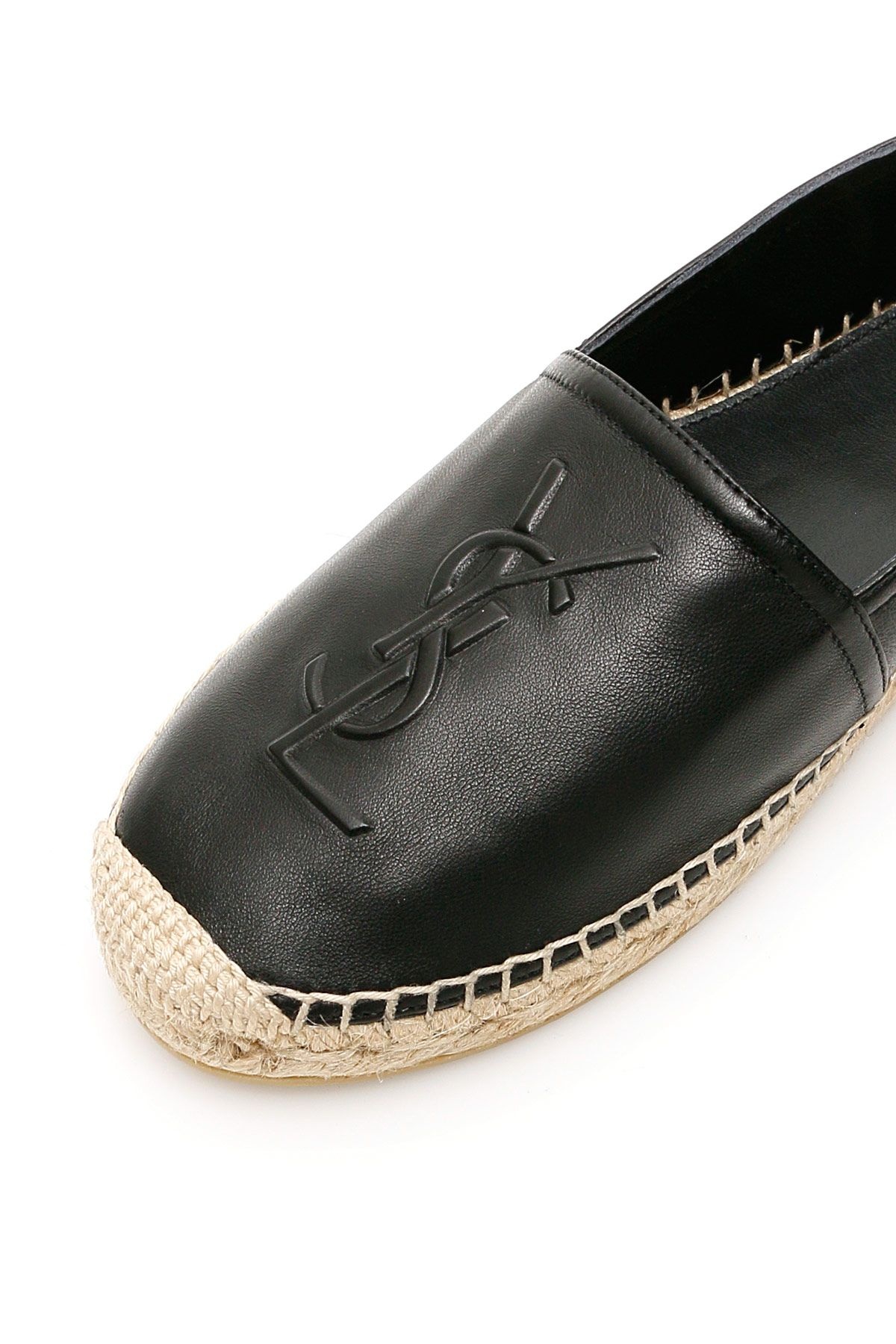 LEATHER MONOGRAM ESPADRILLES - 4