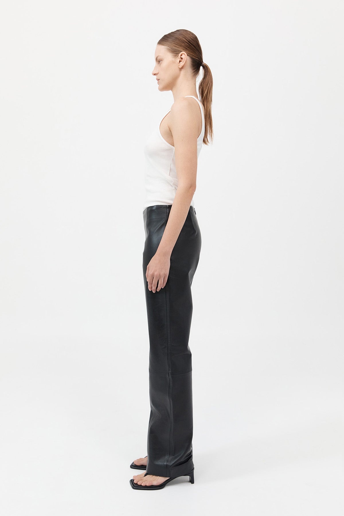 Leather Pants - Black - 4