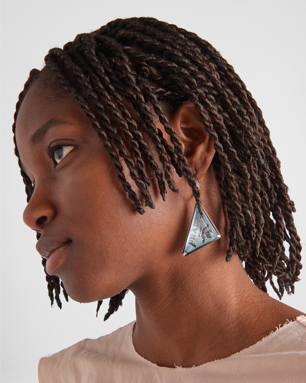 Stone Jewels pendant earring - left ear - 2