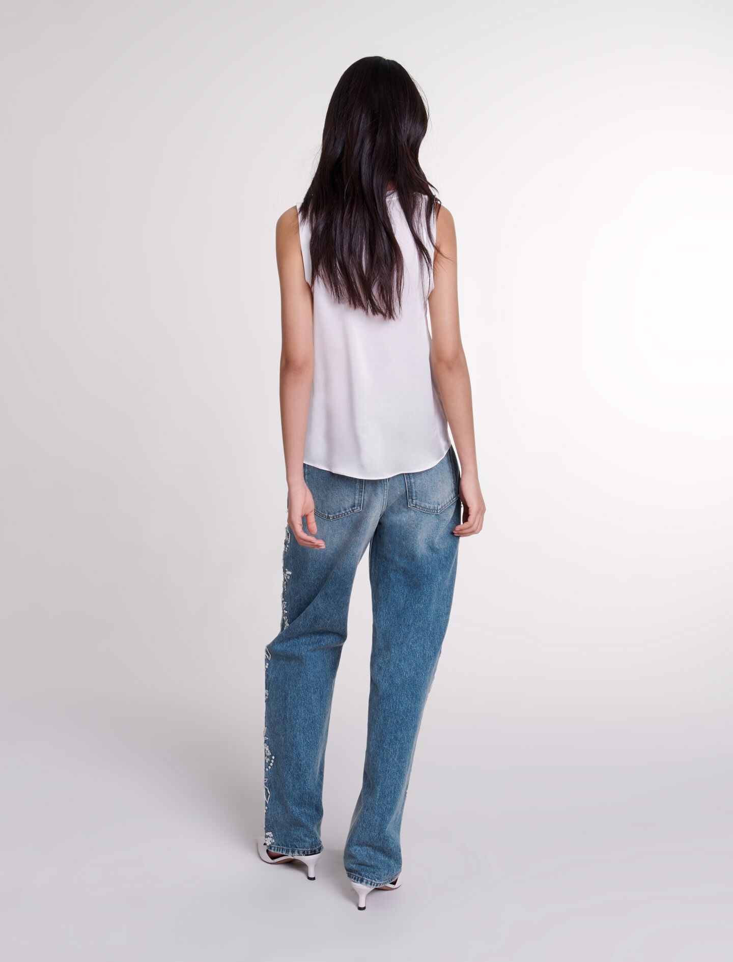 Silk tank top - 4