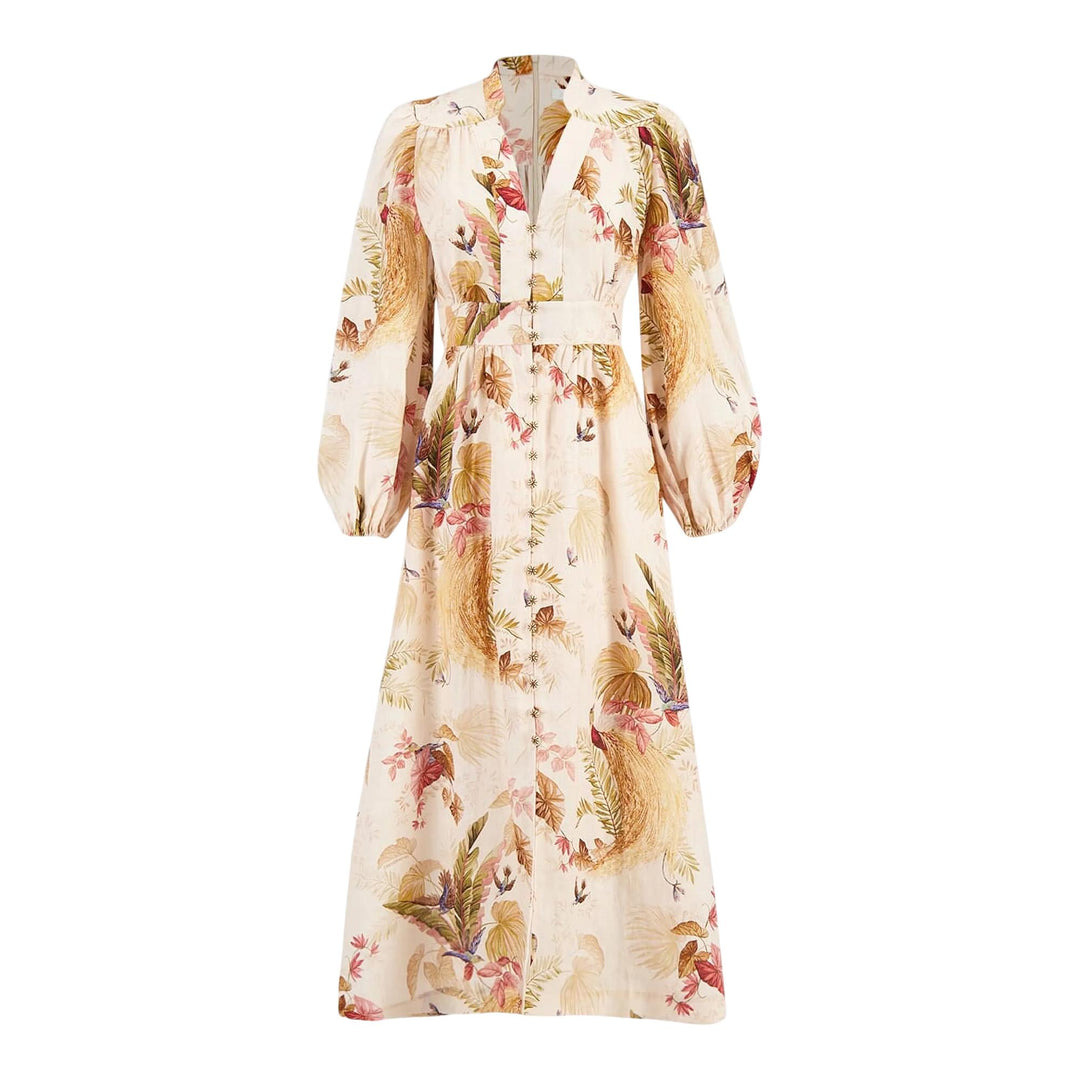 Ascension Plunge Midi Dress - 1