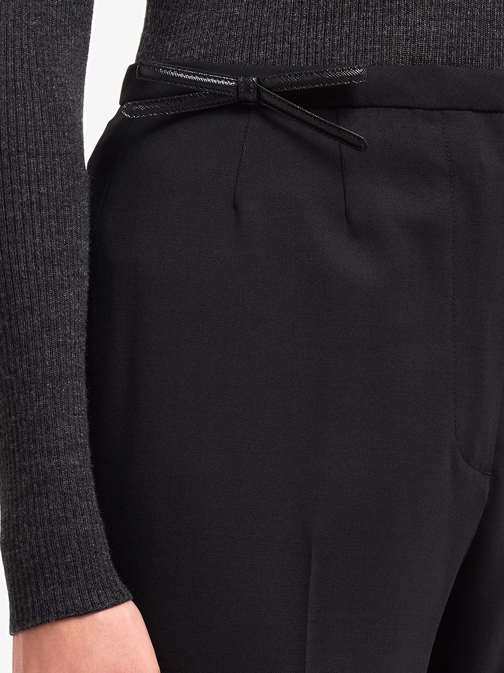 bow-detail trousers - 5