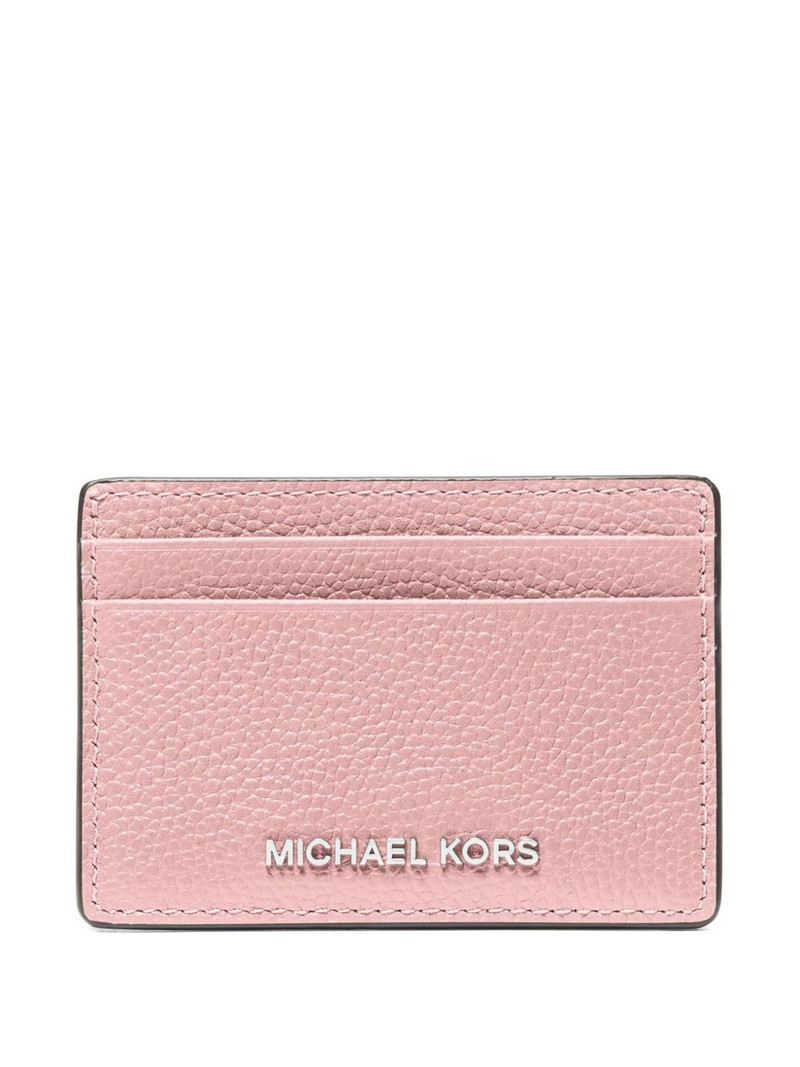 grained leather card holder 1
