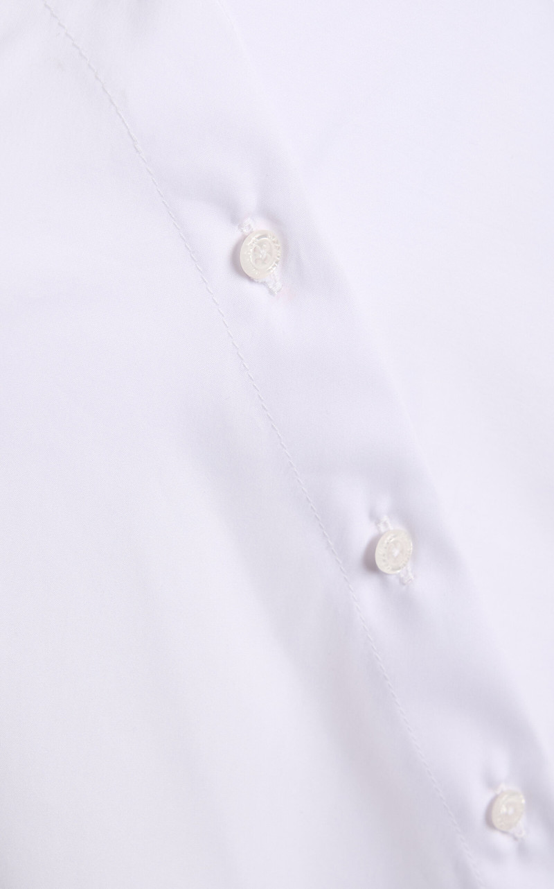 The Shea Strapless Cotton-Blend Top white 3