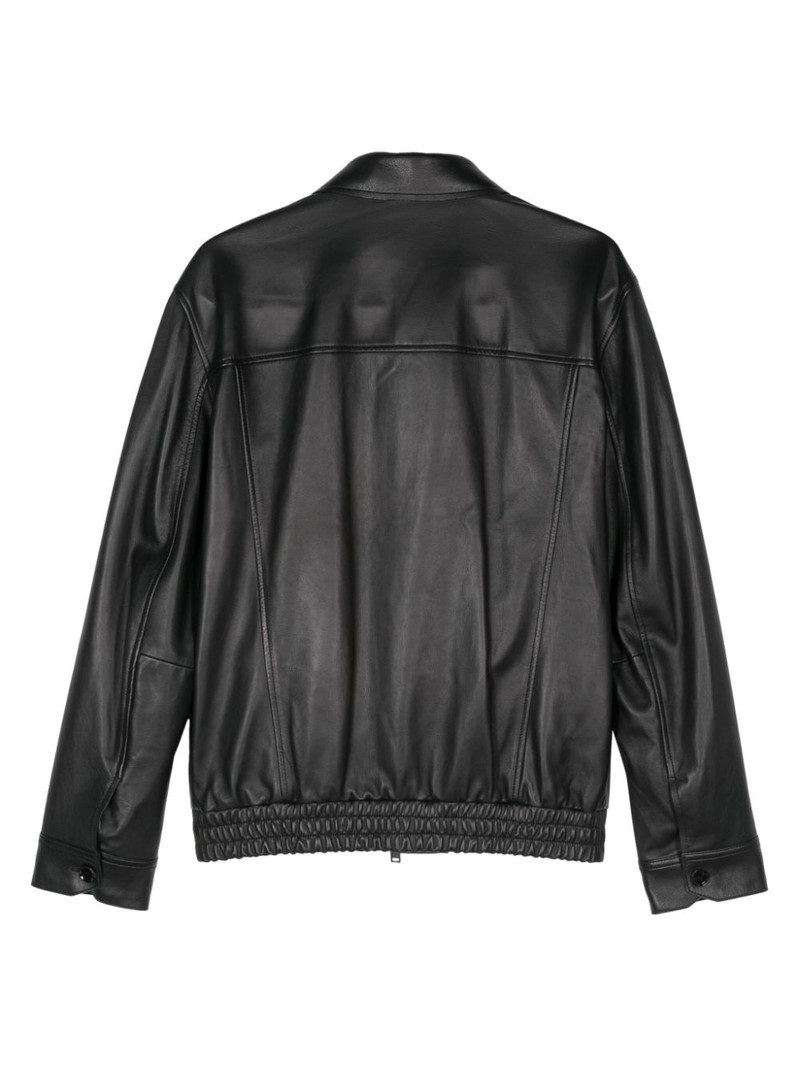 Brioni leather jacket outlook