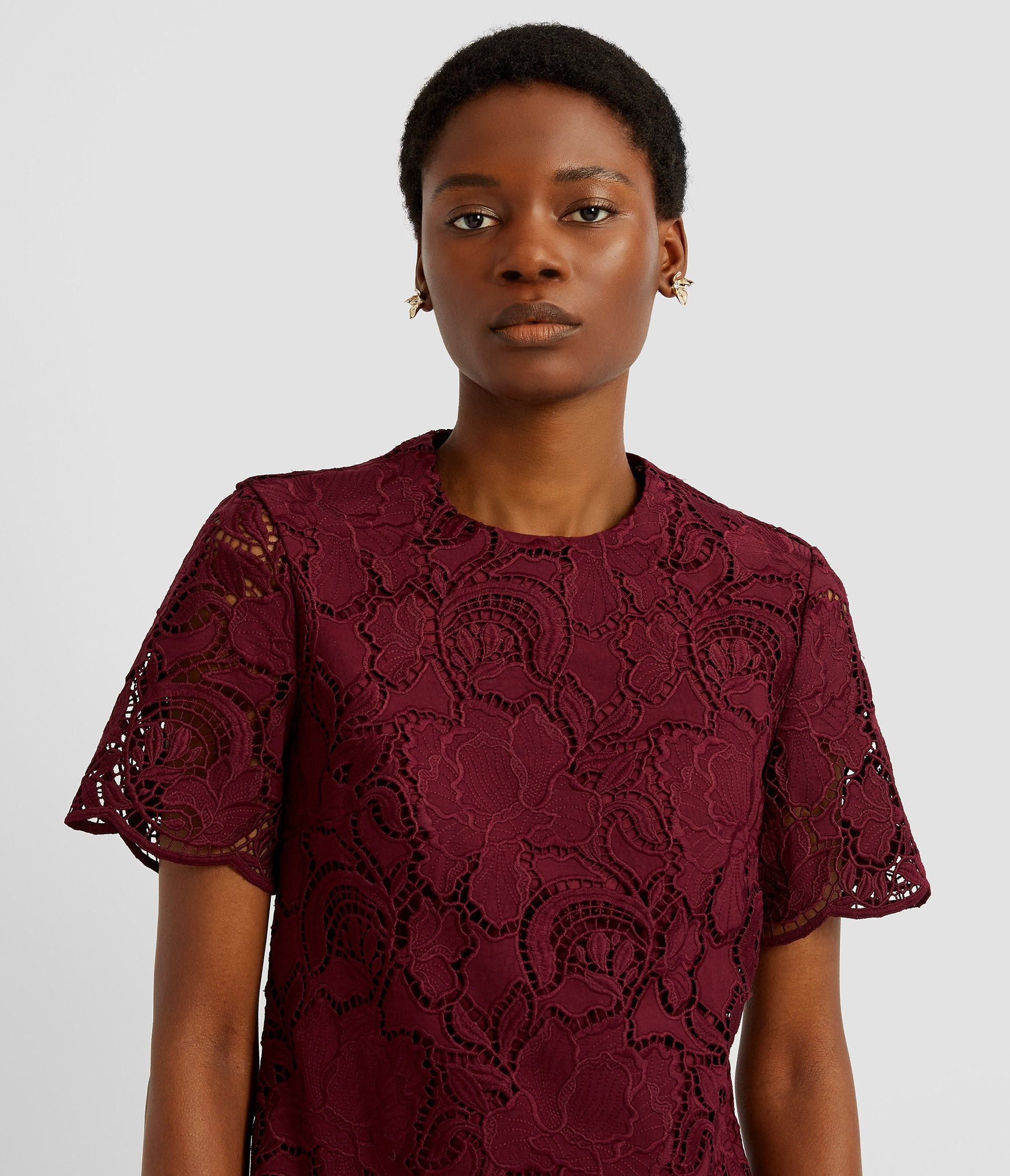 SHORT SLEEVE MINI DRESS - 4