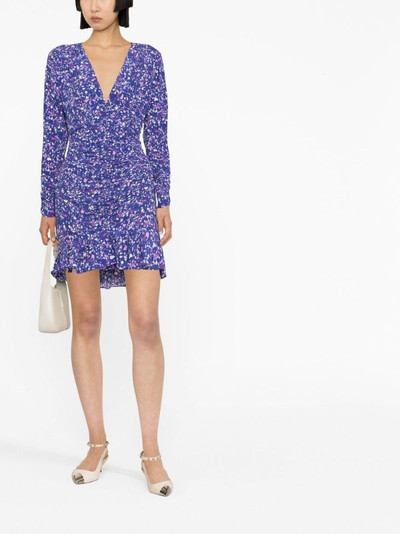 Isabel Marant ruffled floral-print minidress outlook