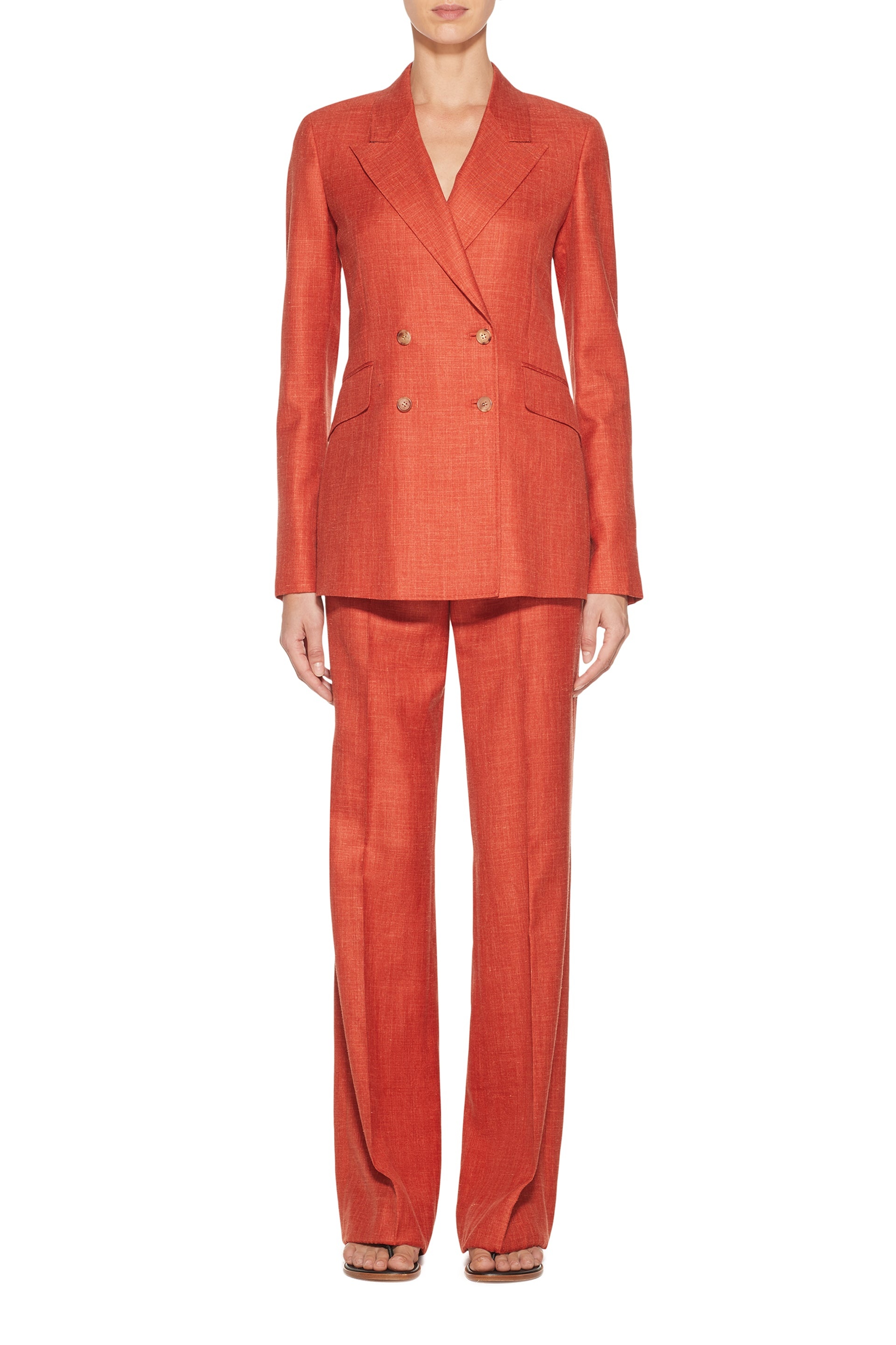 Angela Blazer in Silk Wool with Linen - 3
