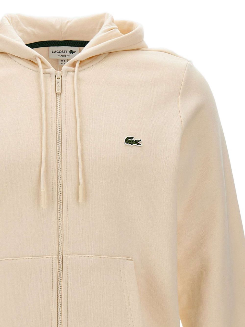 zip-front logo-patch hoodie - 5