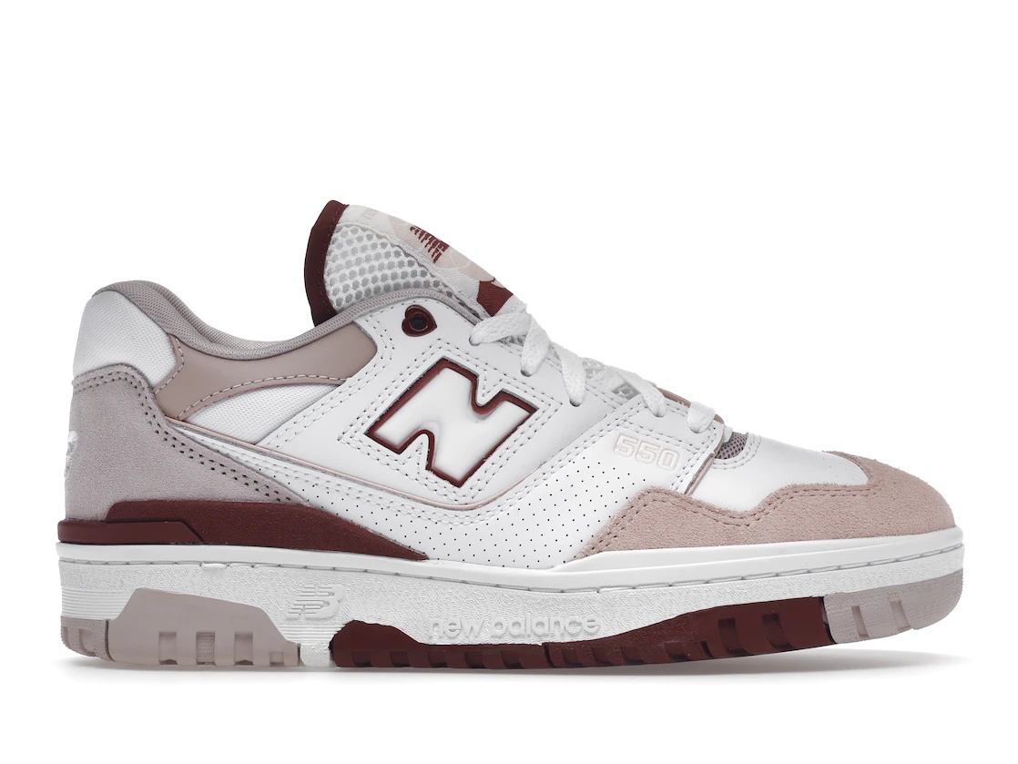 New Balance 550 White Scarlet (W) - 1