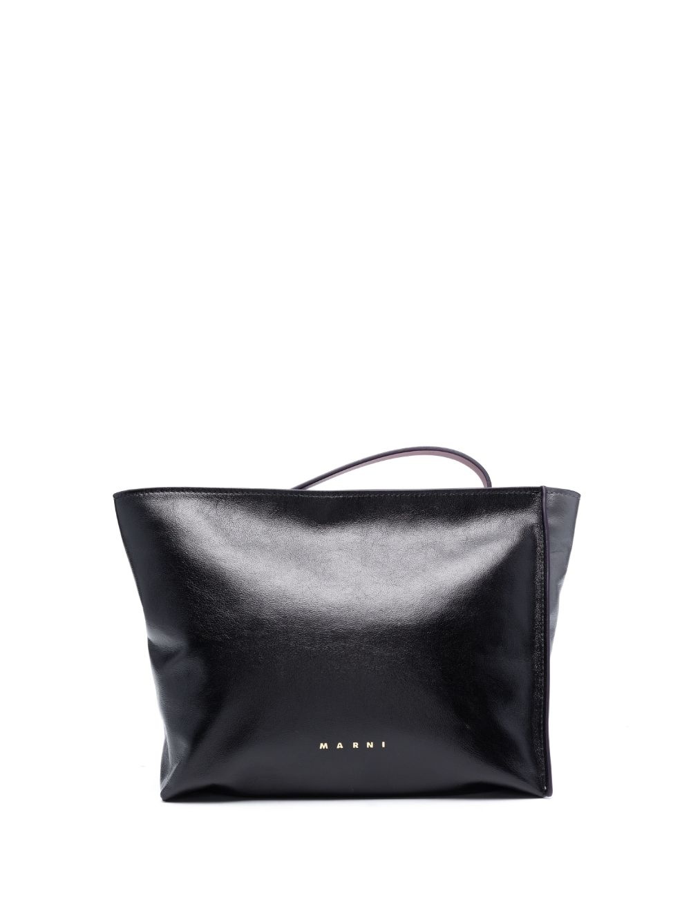 colourblock logo-print clutch - 1