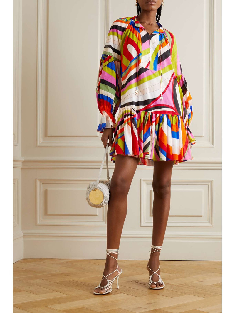 PUCCI Printed cotton mini dress outlook
