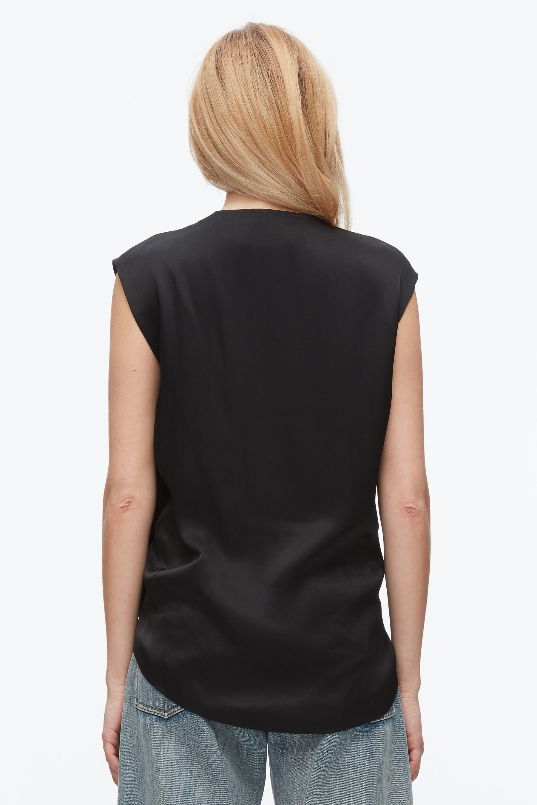 Soft Drape Sleeveless Blouse - 4