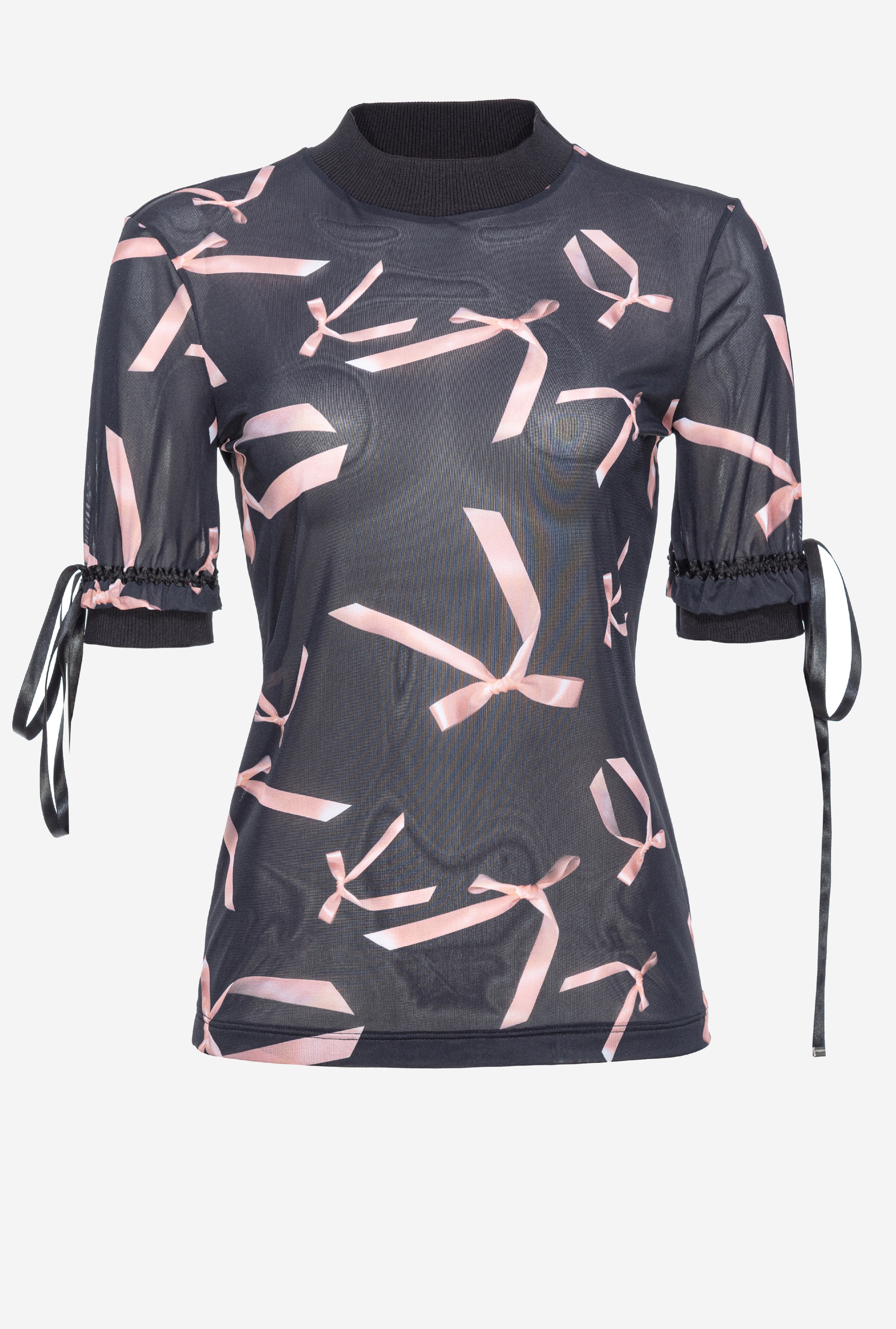 PINKO REIMAGINE BOW-PRINT TOP BY PATRICK MCDOWELL - 1