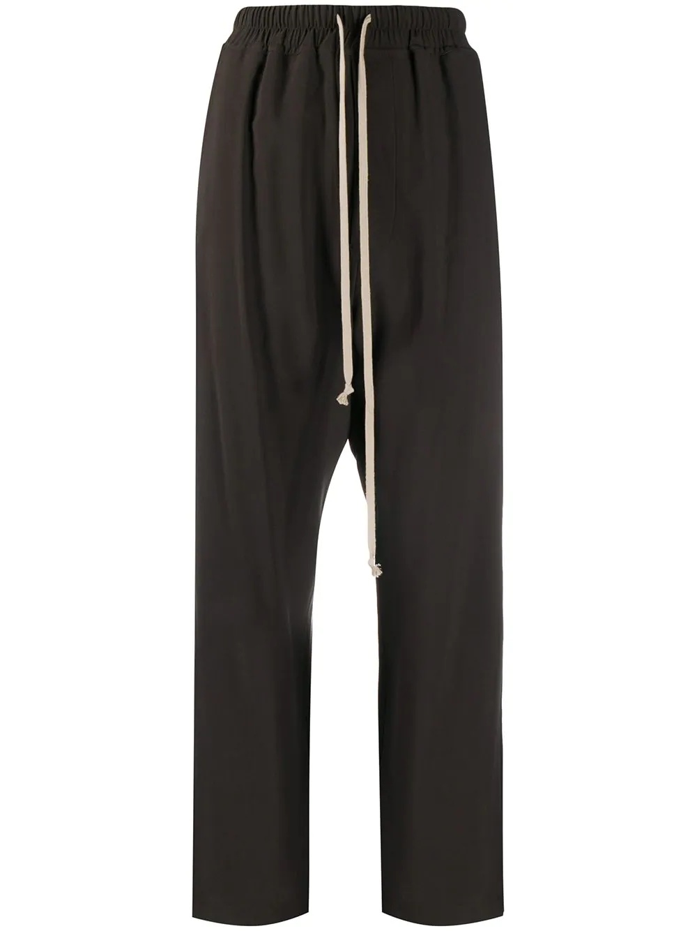 relaxed-fit drawstring trousers - 1