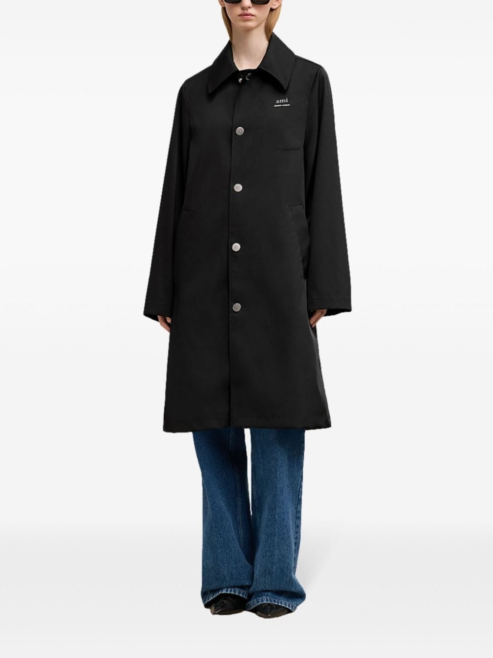 long-sleeve raincoat - 3