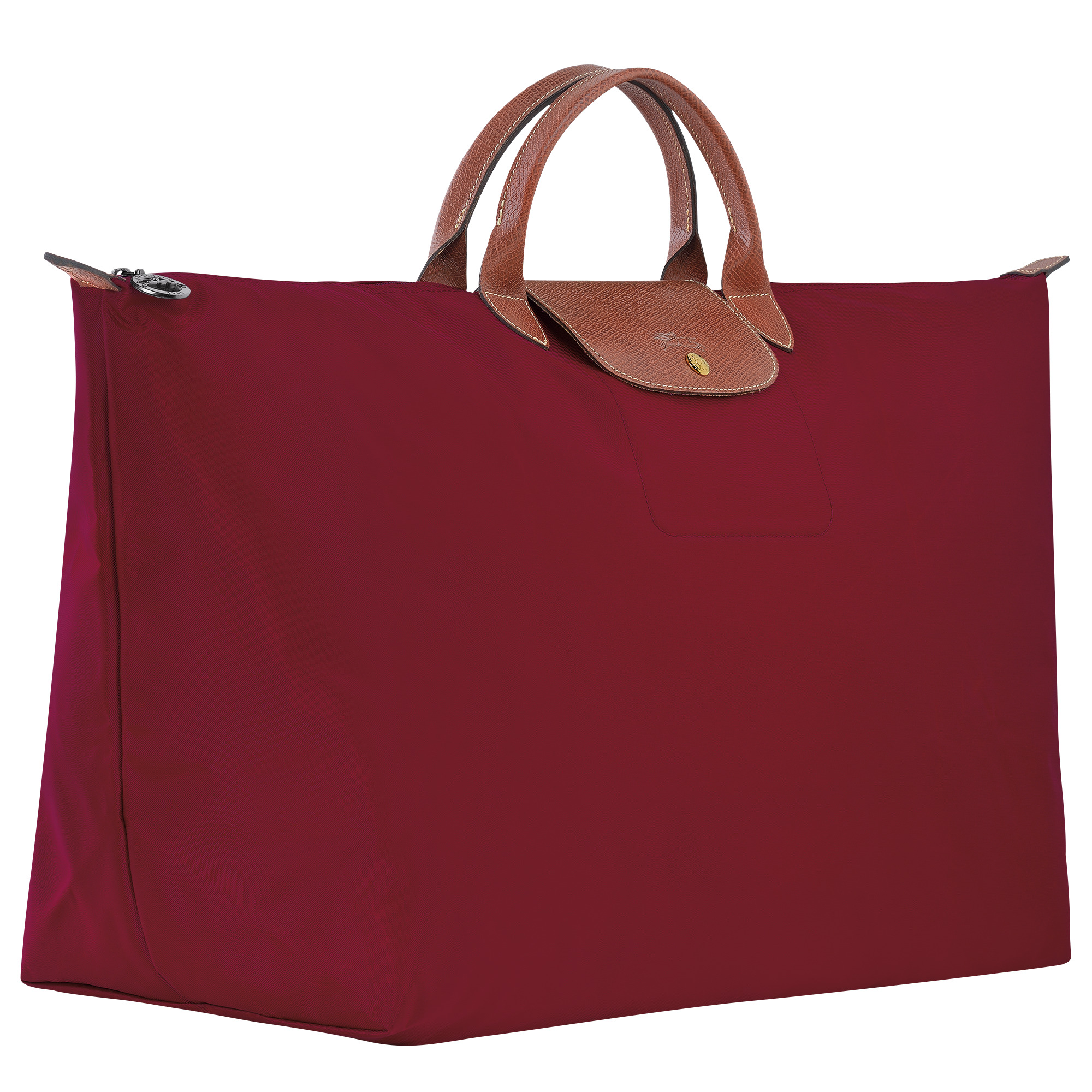 Le Pliage Original M Travel bag Red - Recycled canvas - 3