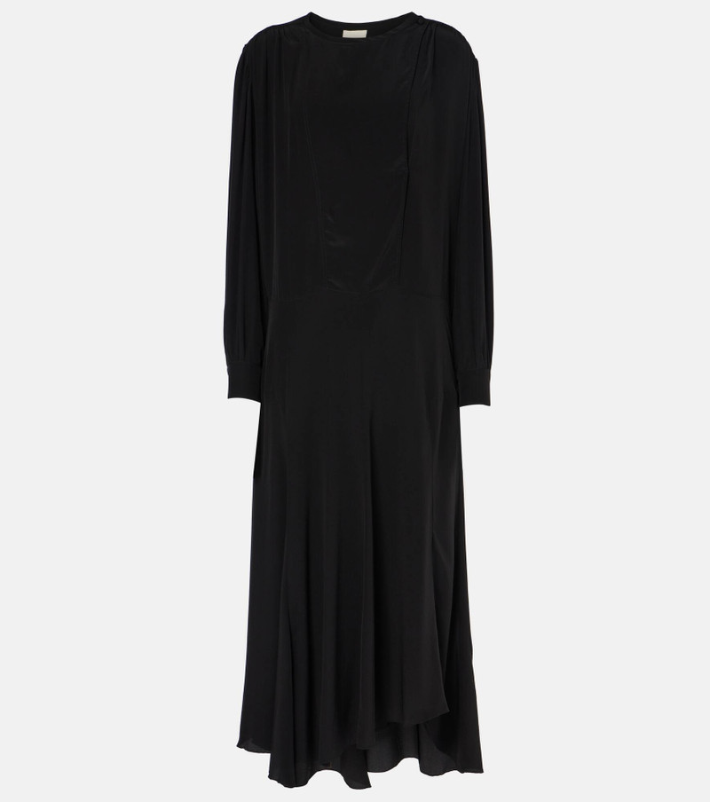 Hanane ruffled silk maxi dress 1