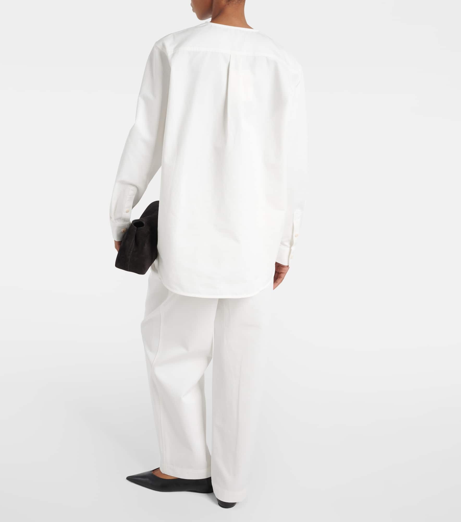 Cotton twill blouse - 3
