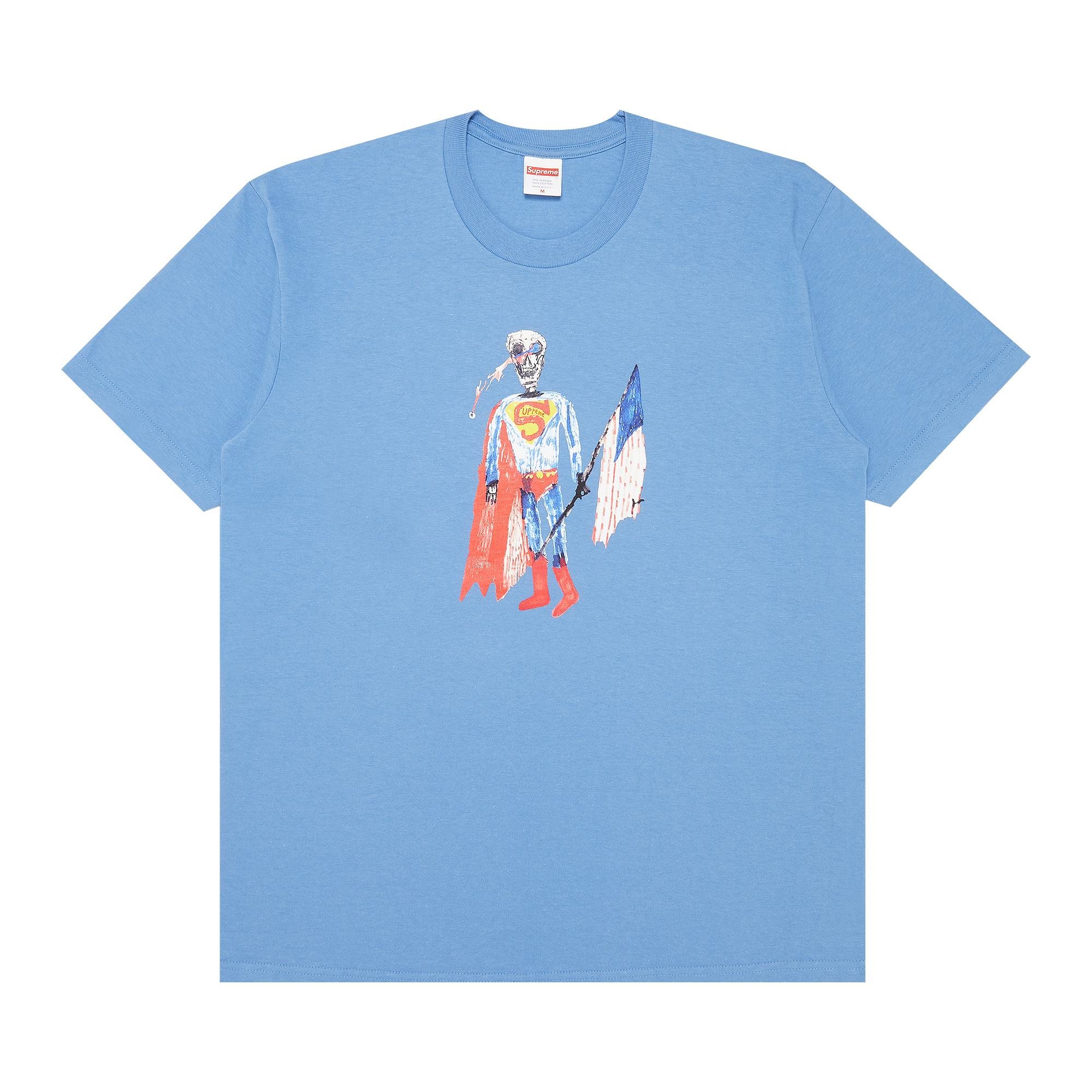 Supreme Skeleton Tee 'Dusty Light Royal' - 1