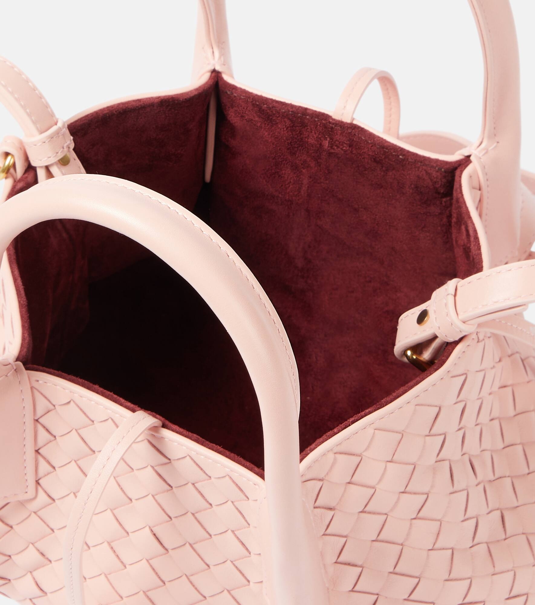 Pinacoteca Small Intrecciato leather tote bag - 3