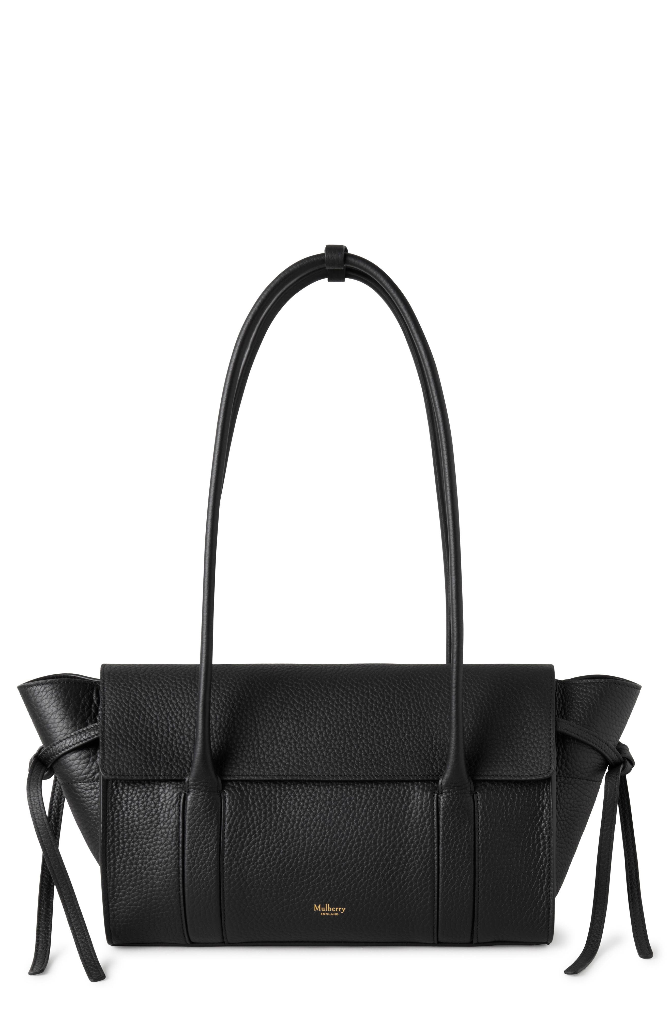 Mulberry Small Soft Bayswater Leather Satchel in Black at Nordstrom - 1