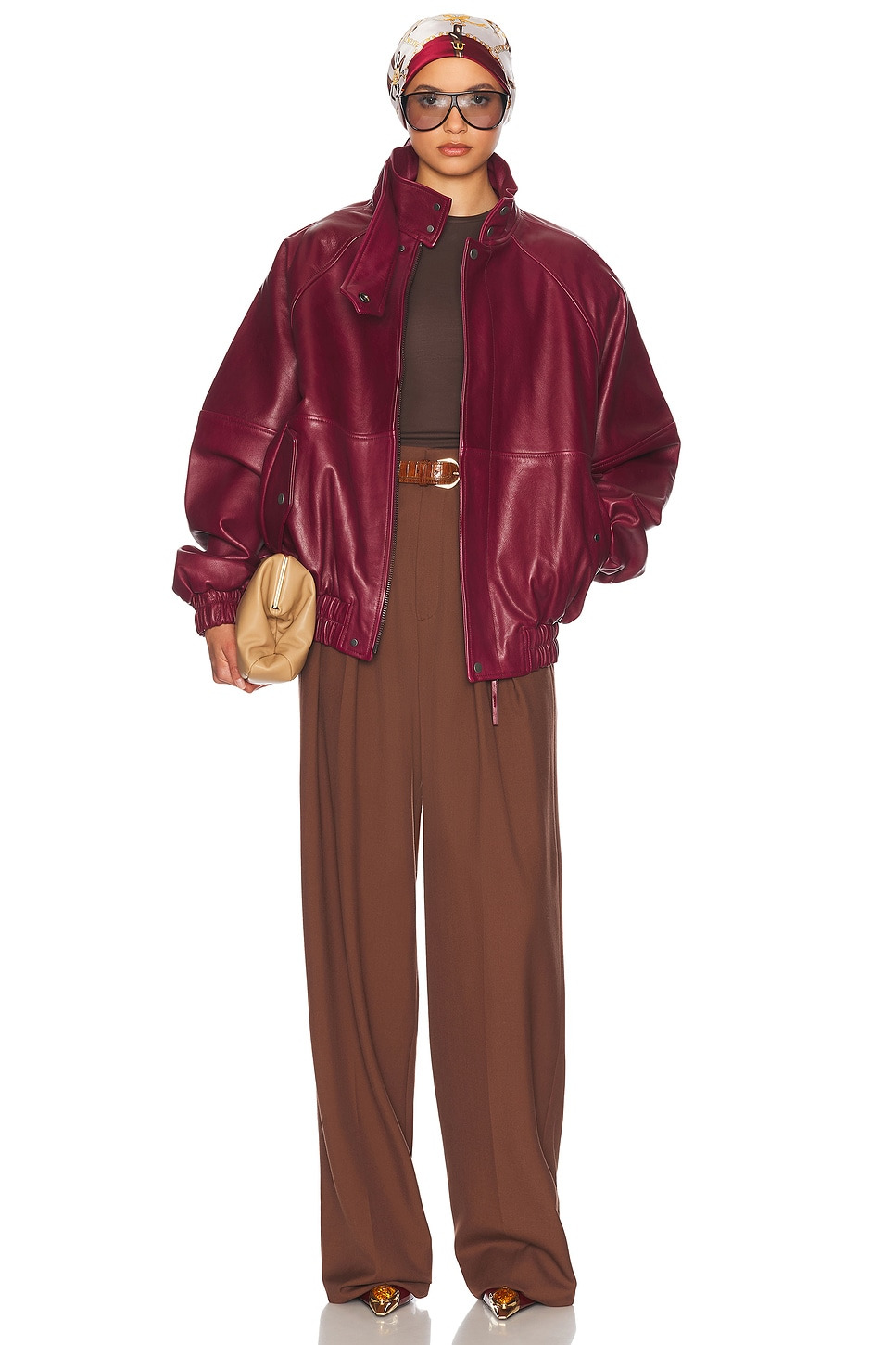 The Oversized Leather Bomber - 5