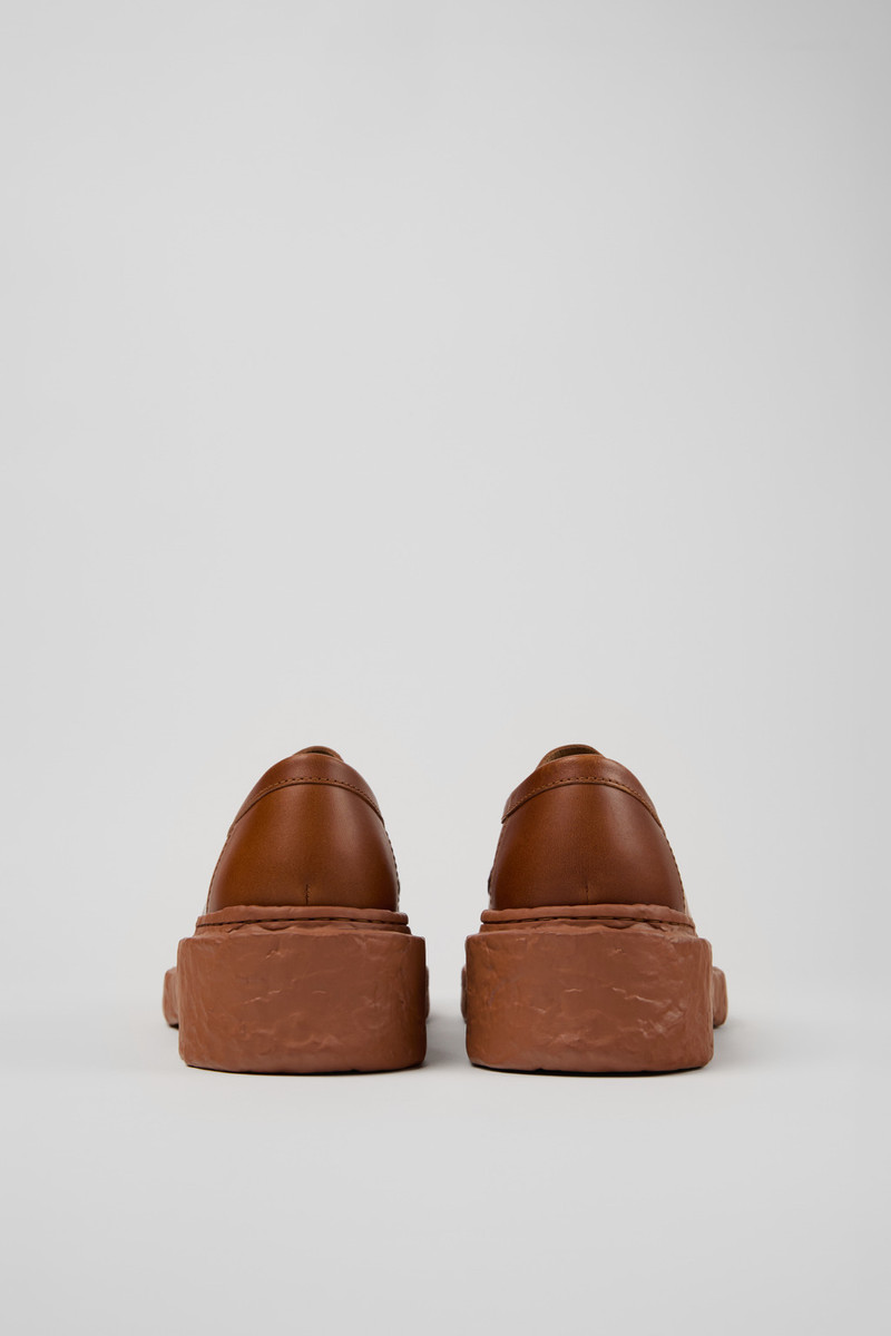 CAMPERLAB Brown Leather Lace-Up Shoes outlook