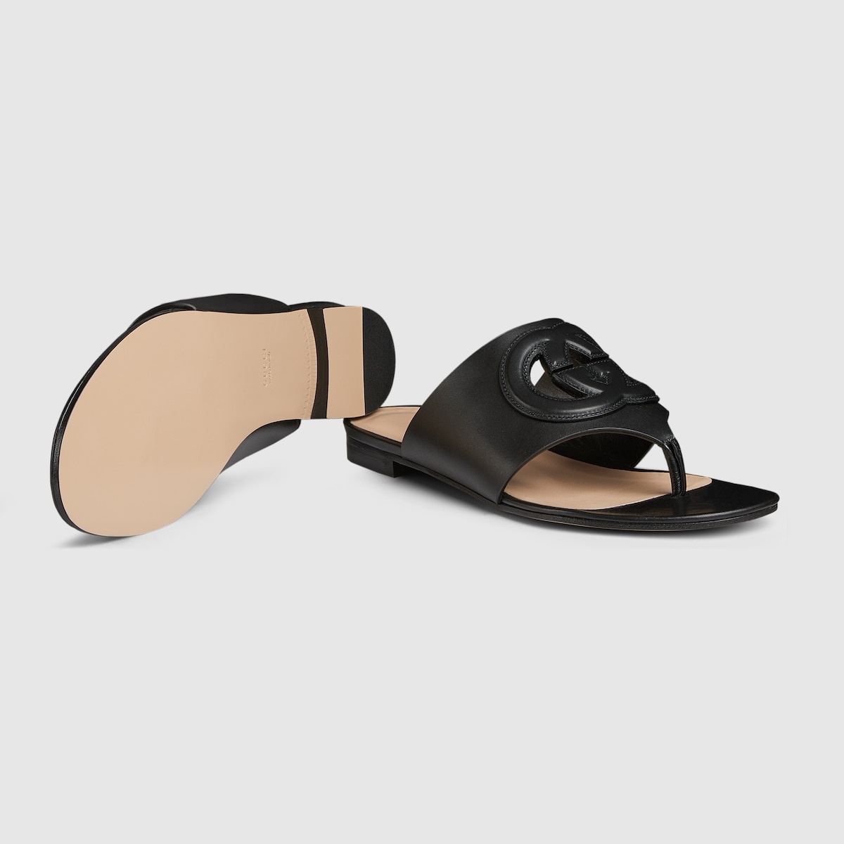 GUCCI Women's Interlocking G cut-out sandal | REVERSIBLE