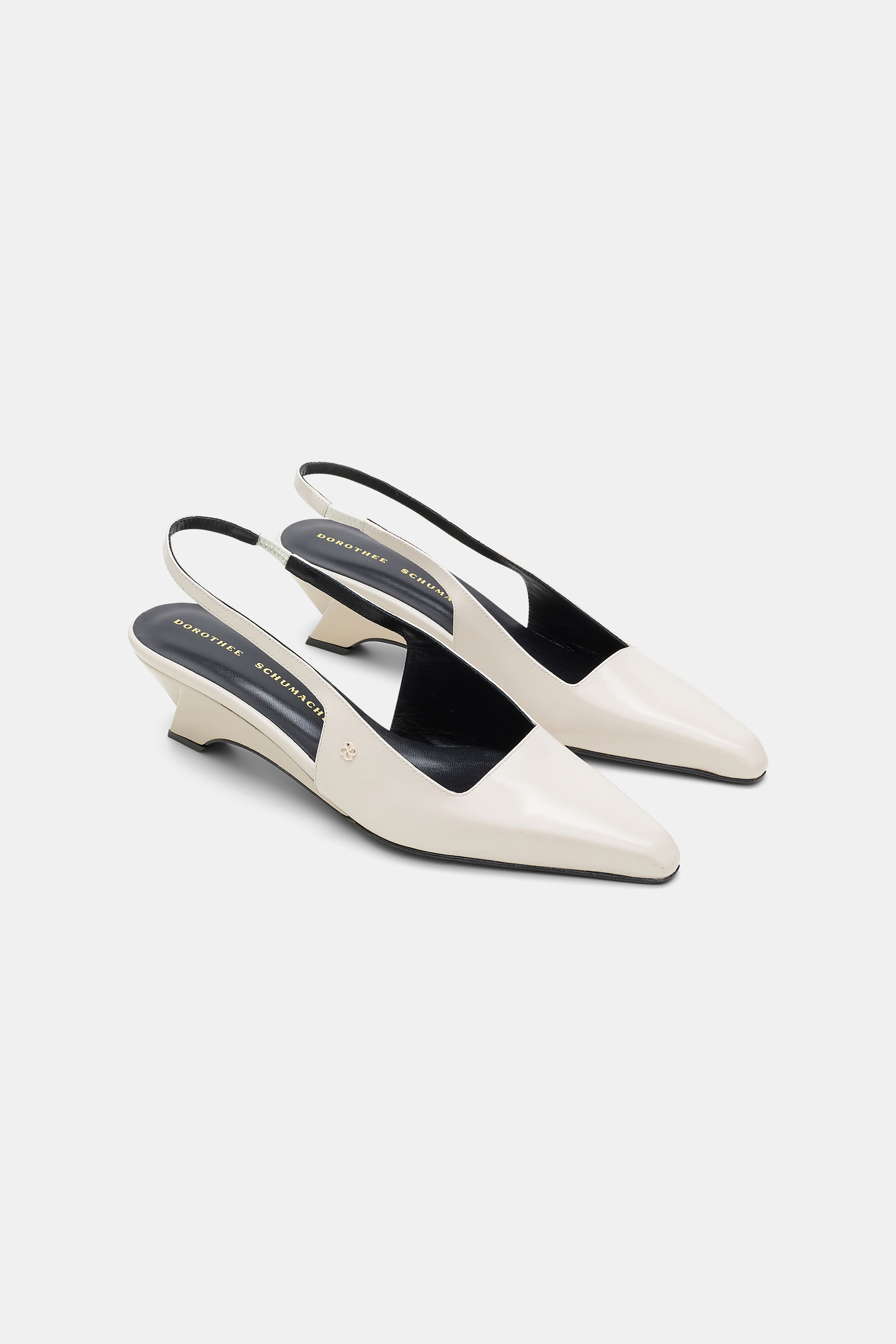 SUBTLE SHINE Wedge Slingback - 7