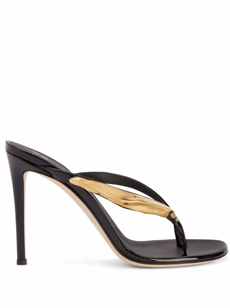 Anuby patent leather sandals - 1