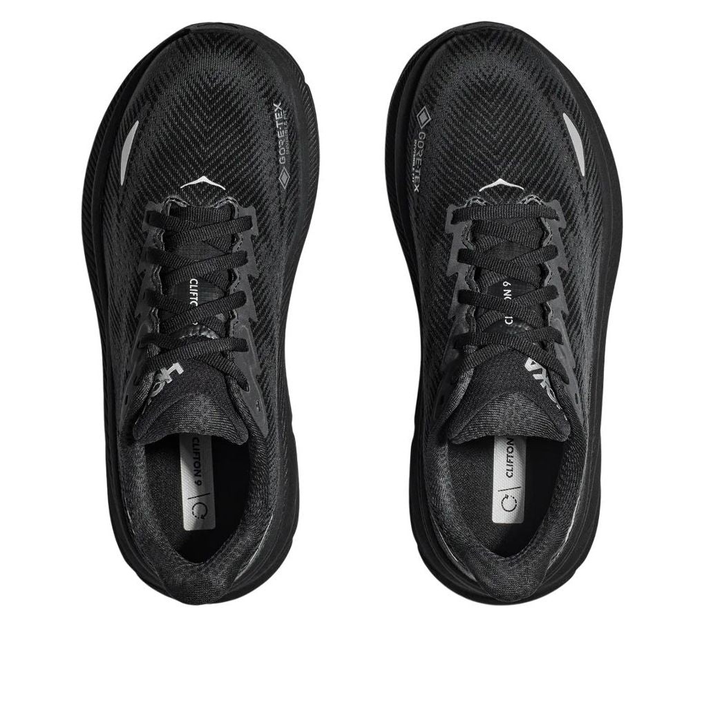 (WMNS) HOKA ONE ONE Clifton 9 Gore-Tex 'Black' 1141490-FBBLC - 4