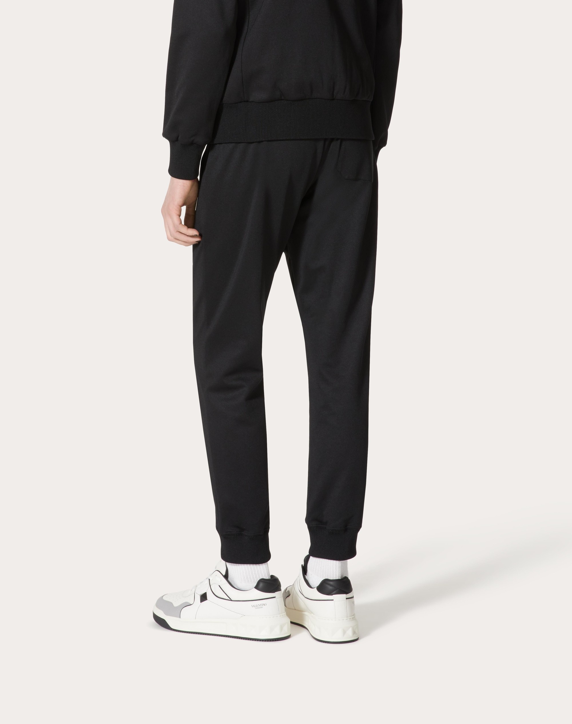 TECHNICAL COTTON VLTN TAG PANTS - 4