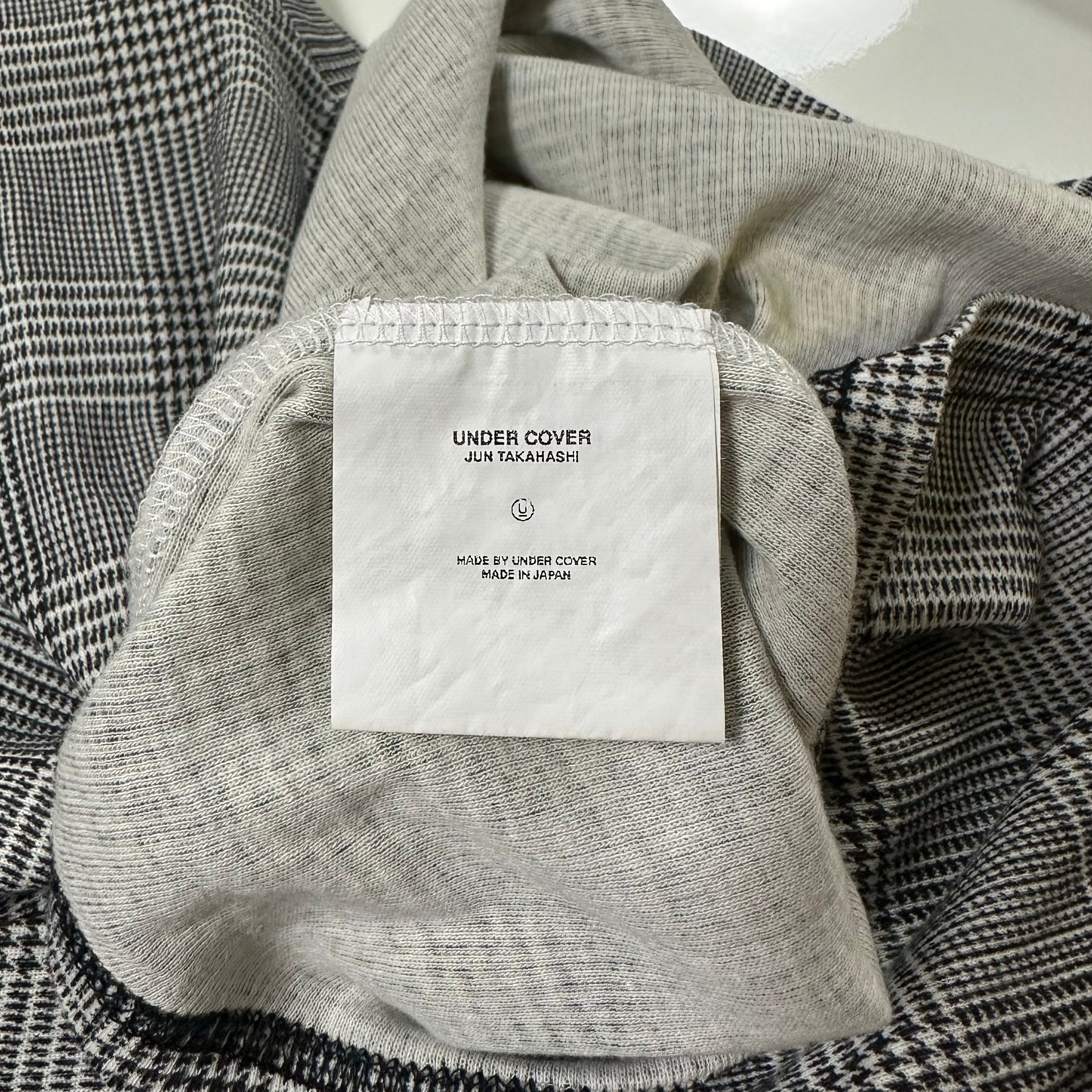 UNDERCOVER Spring Summer 2004 "Languid" Houndstooth Pattern Tank Top - 5