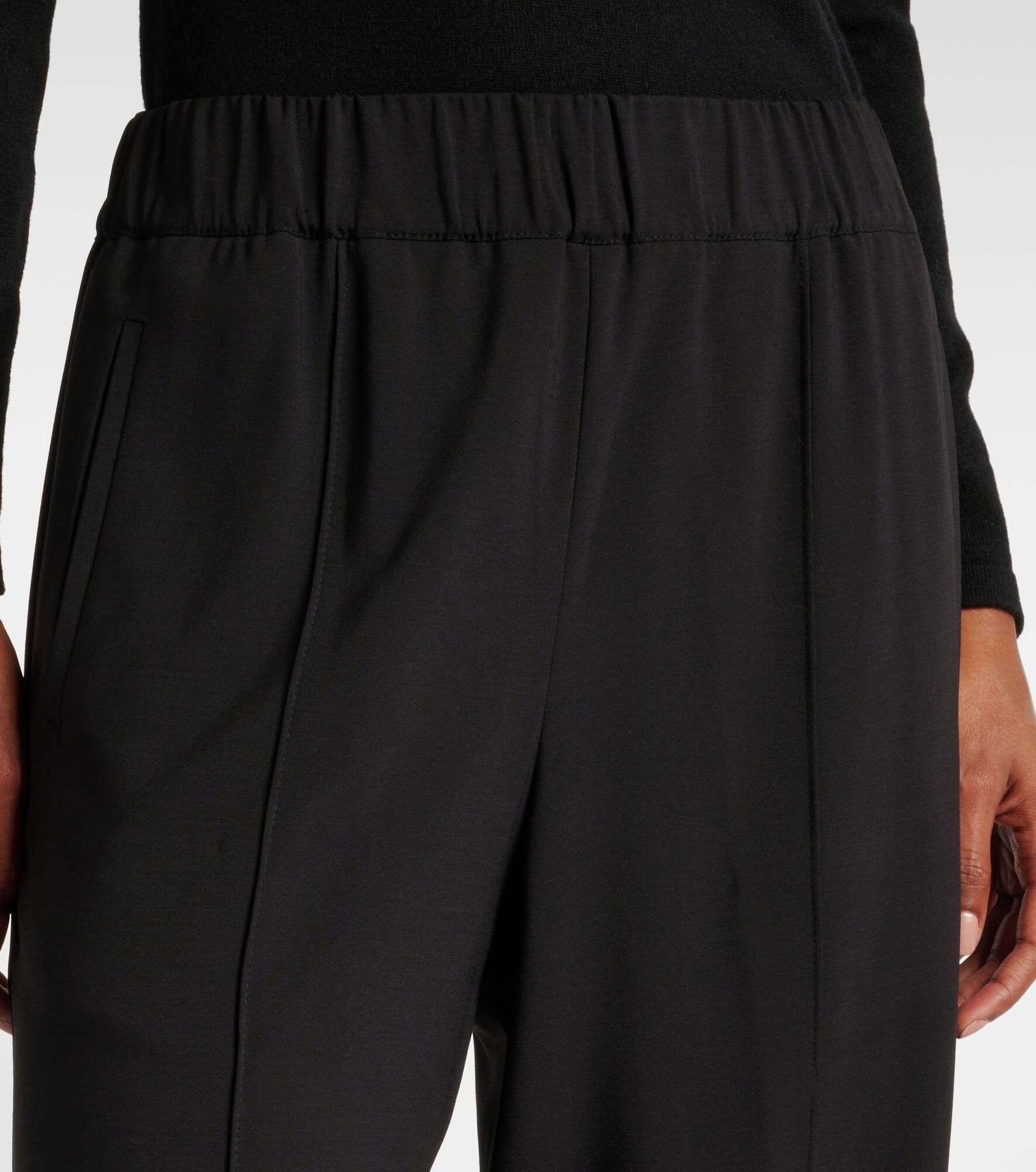 Wool straight pants - 4