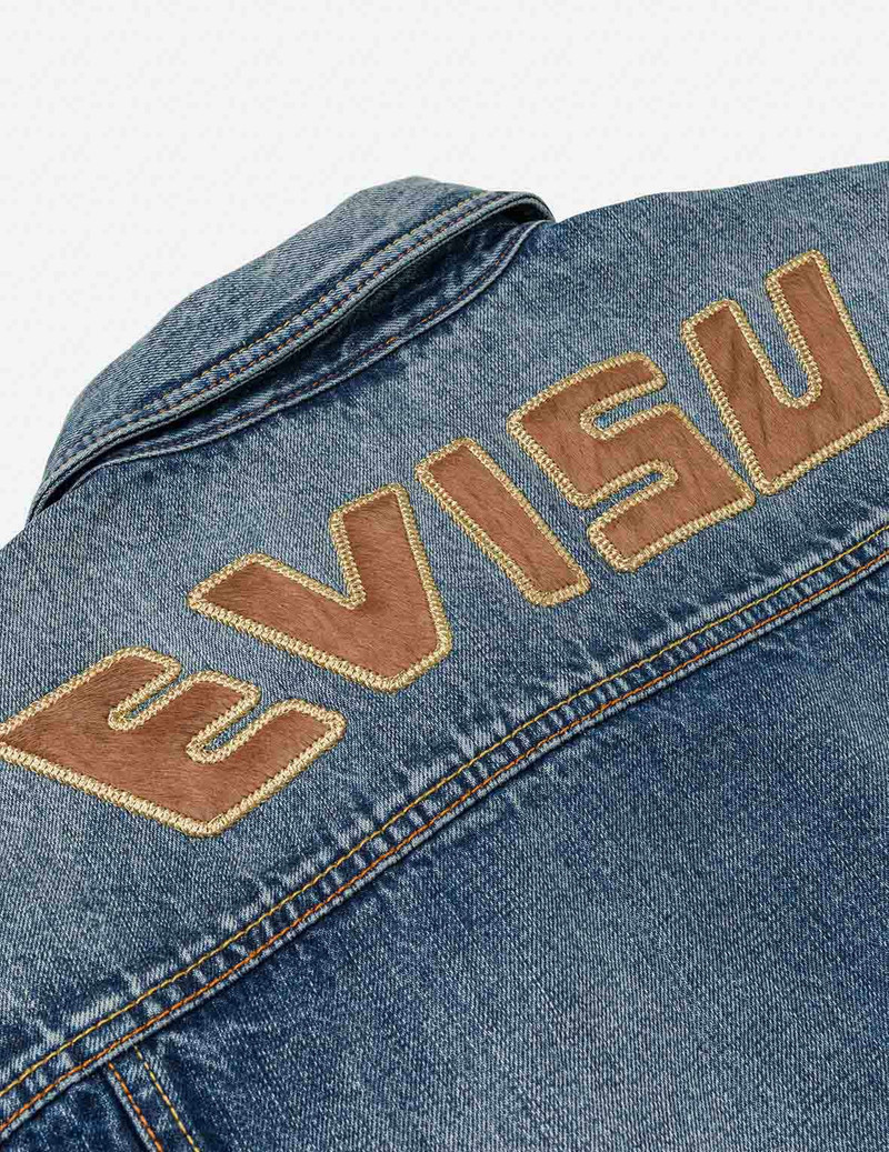 Evisu & Seagull Appliqué Denim Chinese Jacket 7
