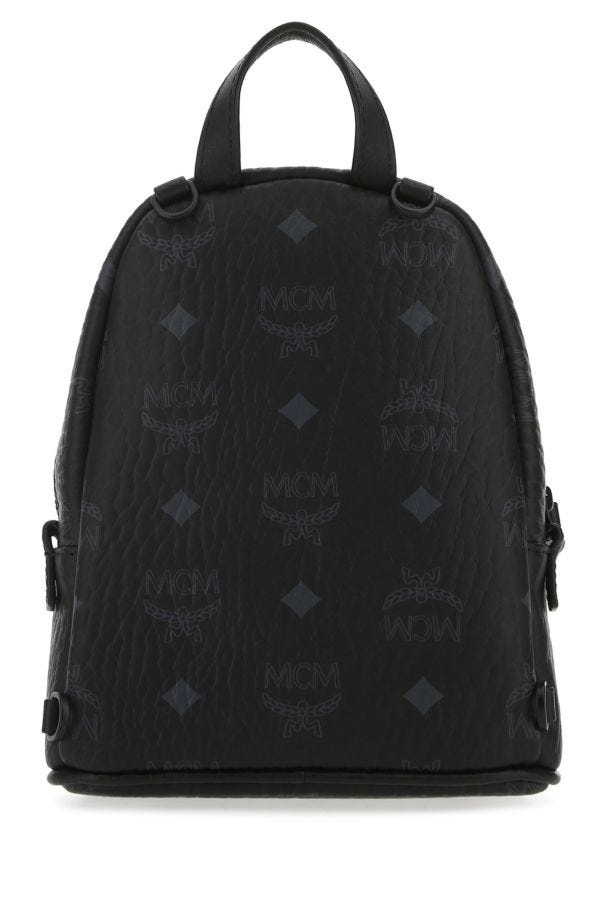 MCM Printed Leather Handbag - 3