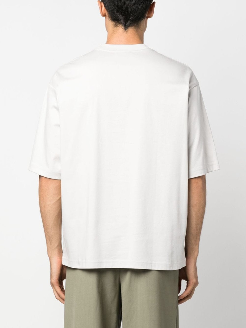 Lanvin LOGO-EMBROIDERED COTTON T-SHIRT outlook