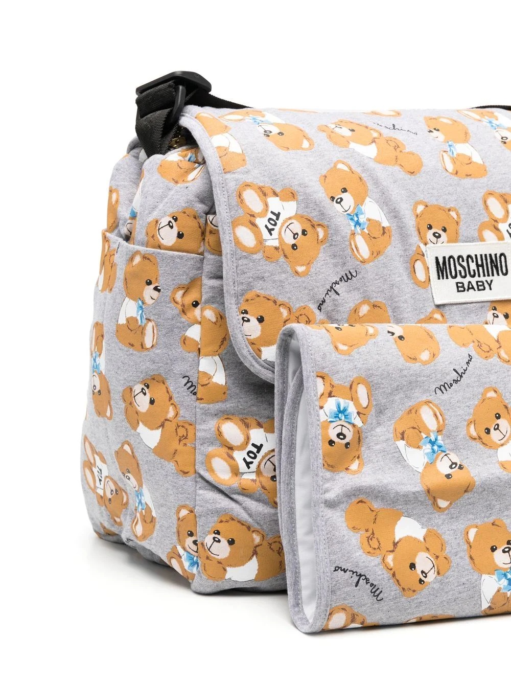 teddy bear-print baby changing bag - 2