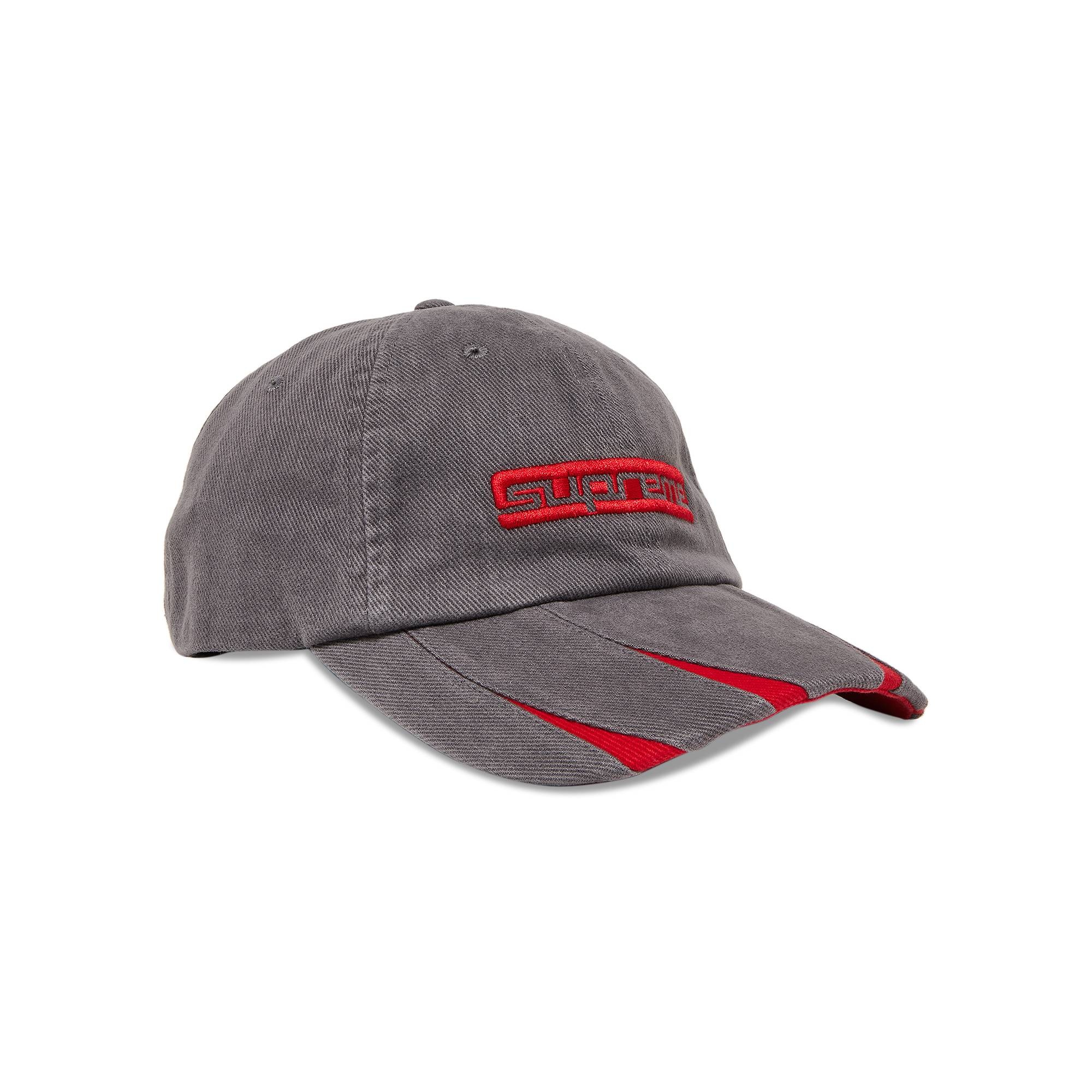 Supreme Supreme Jagged Visor 6-Panel 'Grey' | REVERSIBLE