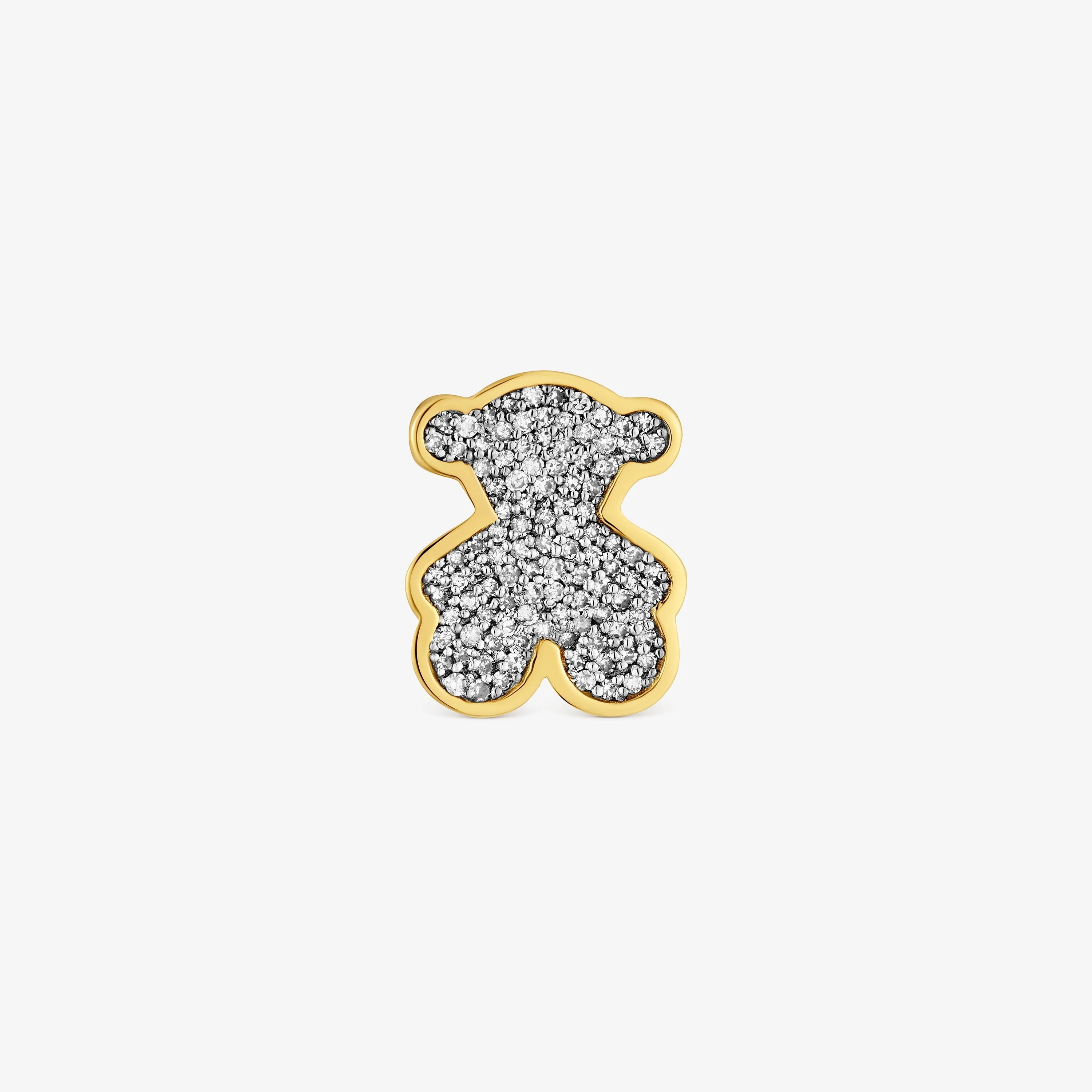 18K gold vermeil bear Pendant with and diamonds TOUS 1950 - 1